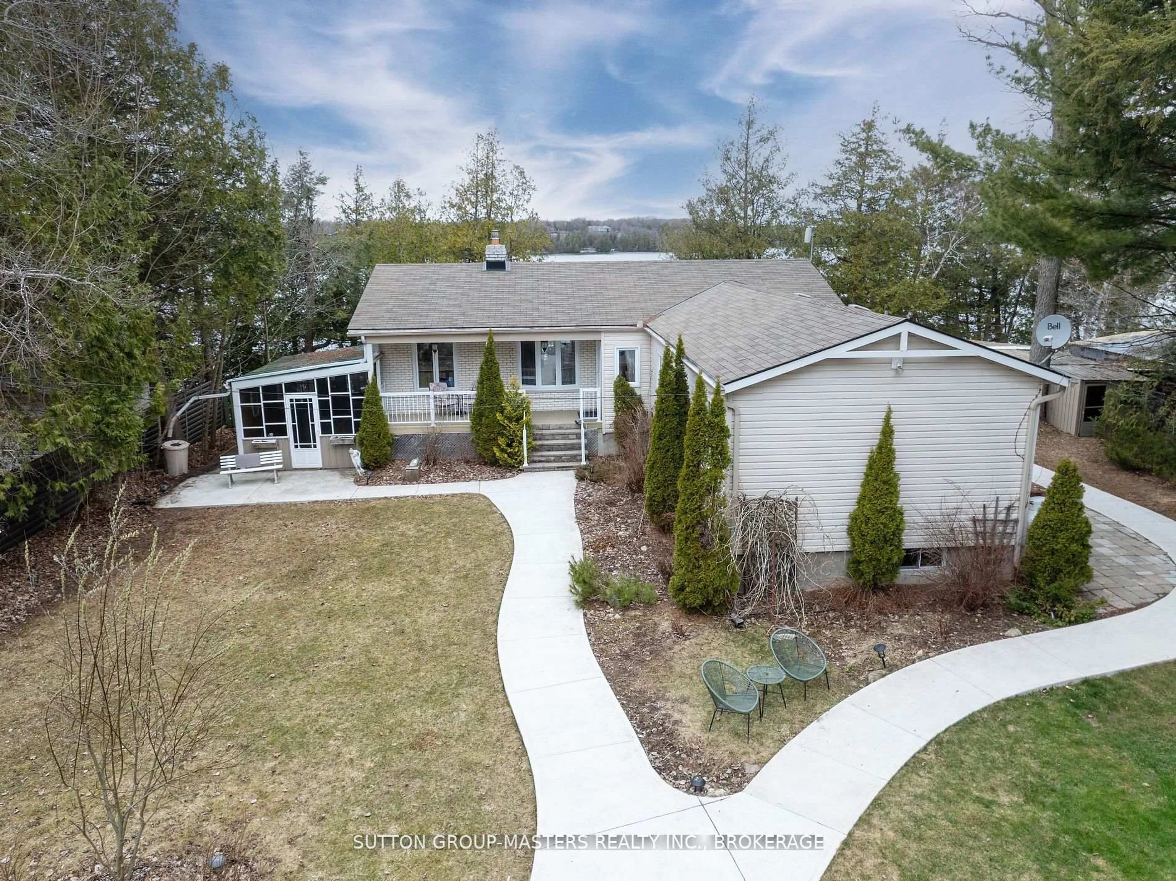 A pic from outside/outdoor area/front of a property/back of a property/a pic from drone, unknown for 4496 Red Maple Lane, Inverary Ontario K0H 1X0