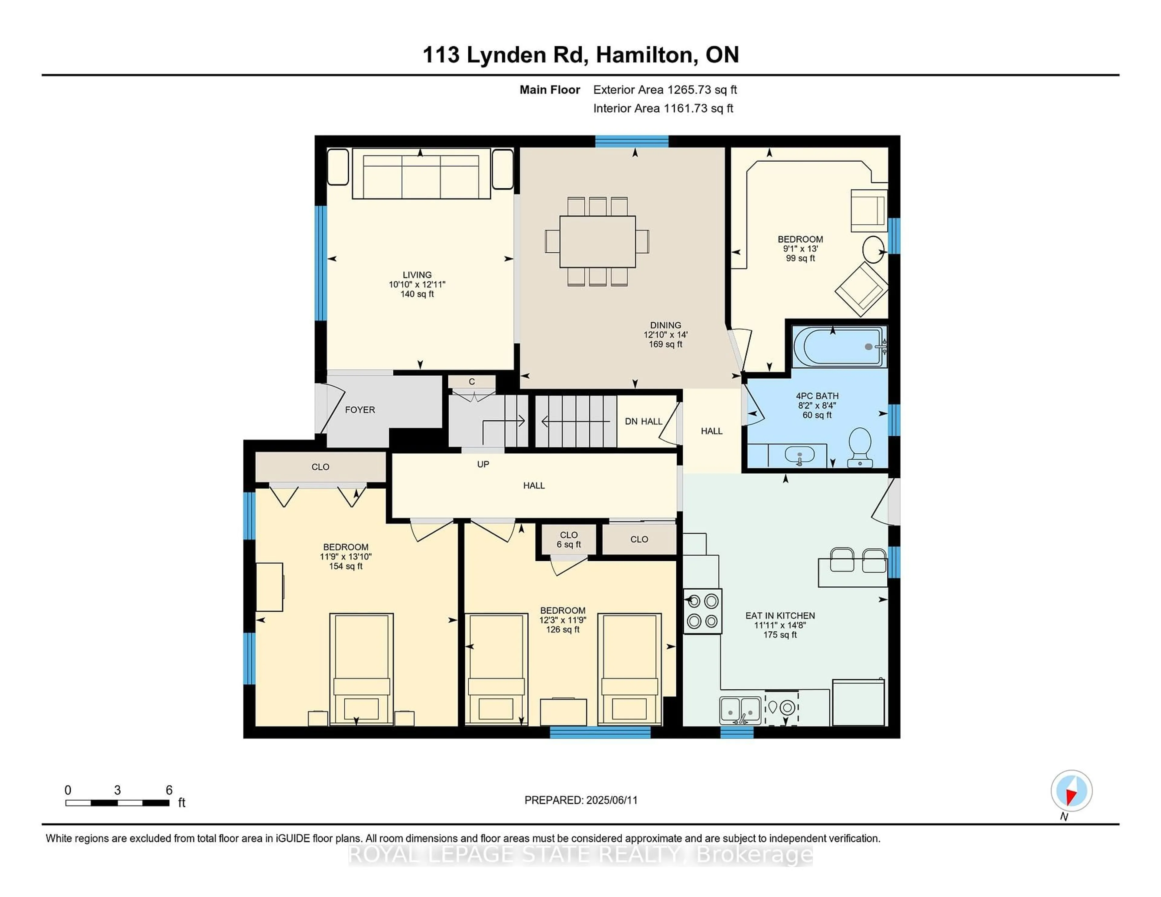 Floor plan for 113 Lynden Rd, Hamilton Ontario L0R 1T0