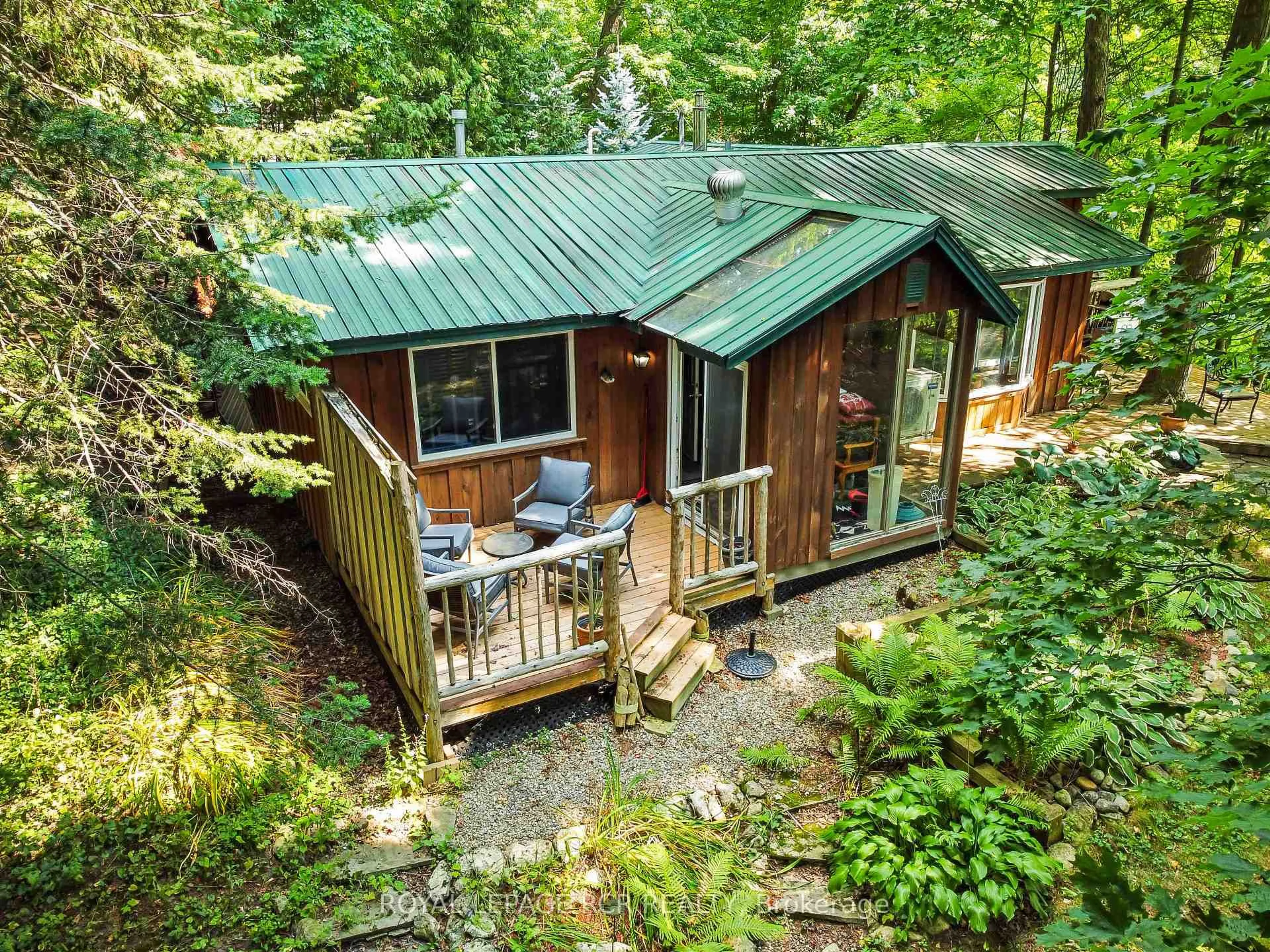 A pic from outside/outdoor area/front of a property/back of a property/a pic from drone, forest/trees view for 3 Frank Lane, Erin Ontario N0B 1Z0