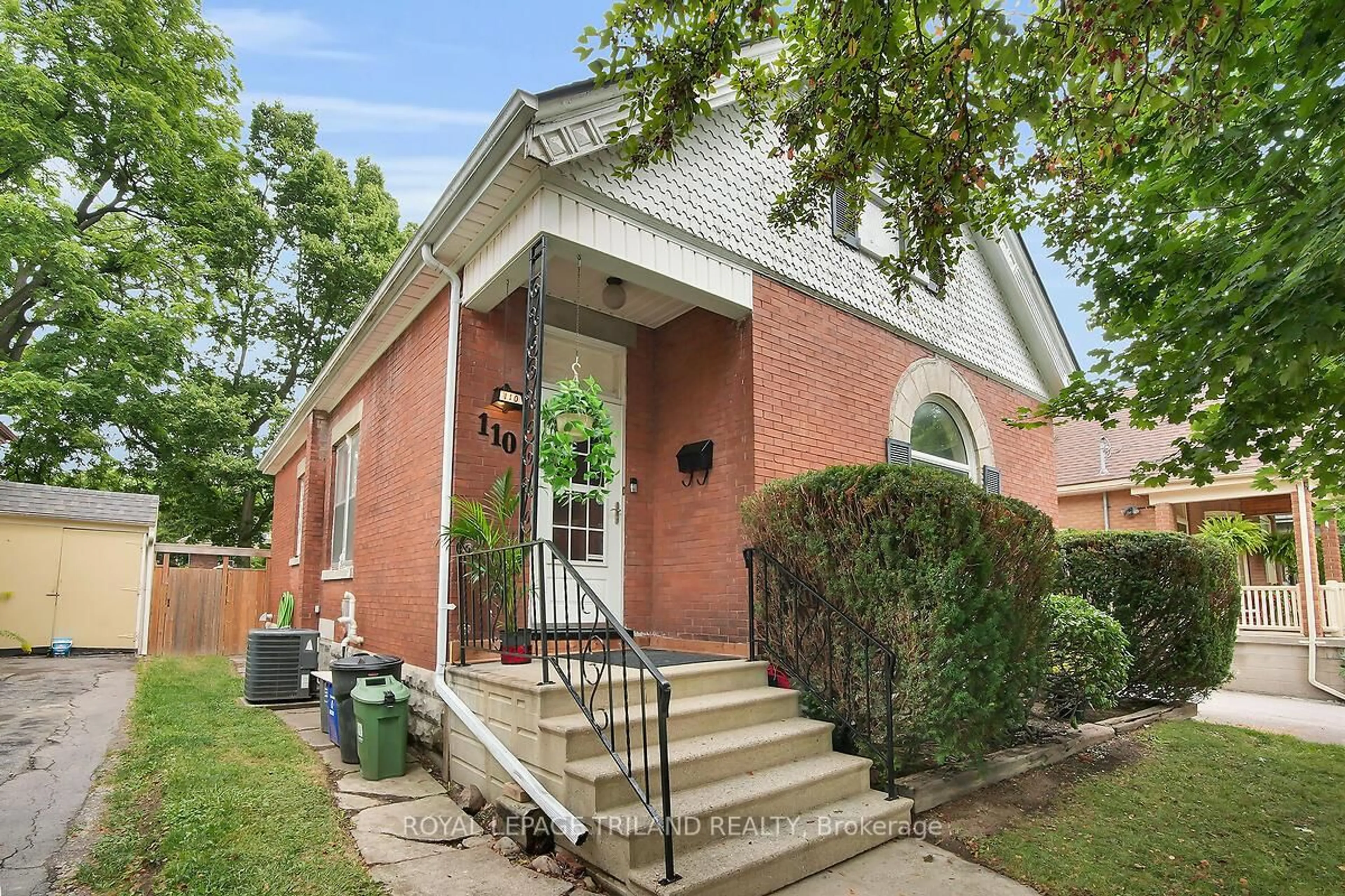Home with brick exterior material, street for 110 Windsor Ave, London South Ontario N6C 1Z9