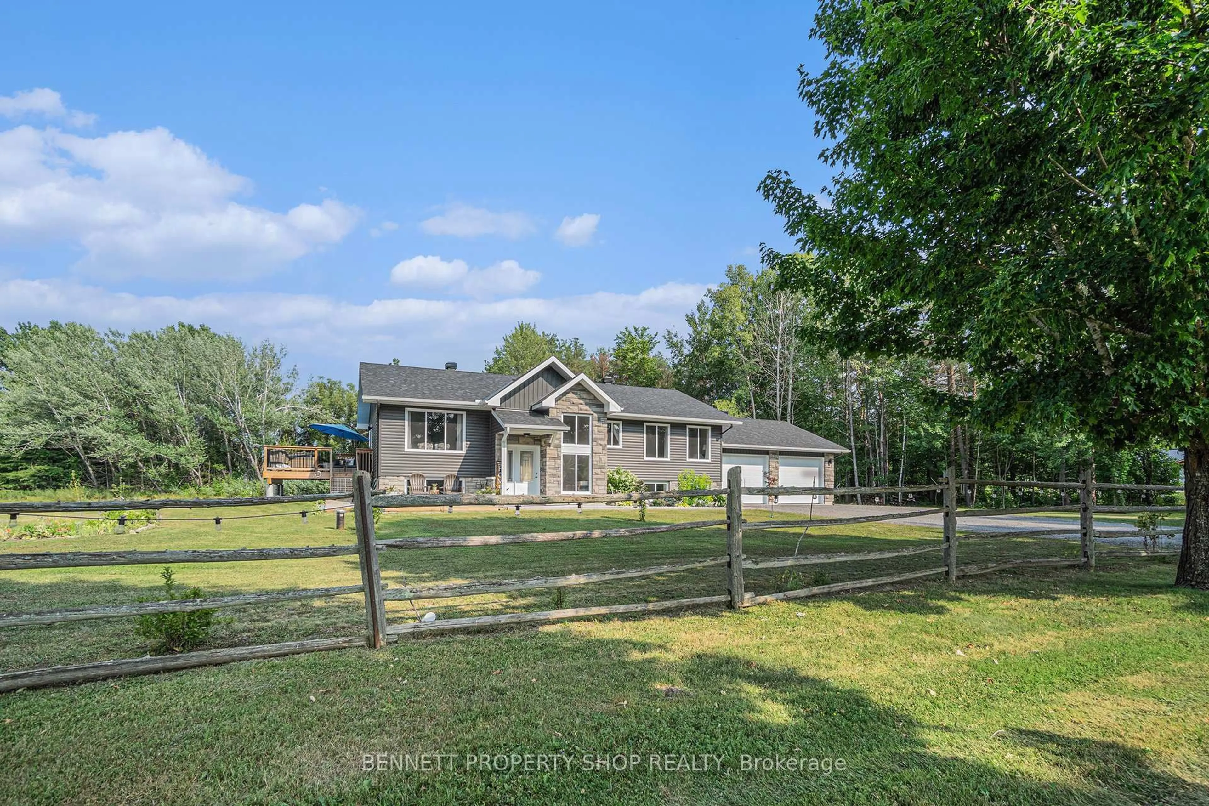 A pic from outside/outdoor area/front of a property/back of a property/a pic from drone, mountain view for 8 Red Door Lane, Renfrew Ontario K7V 3Z8