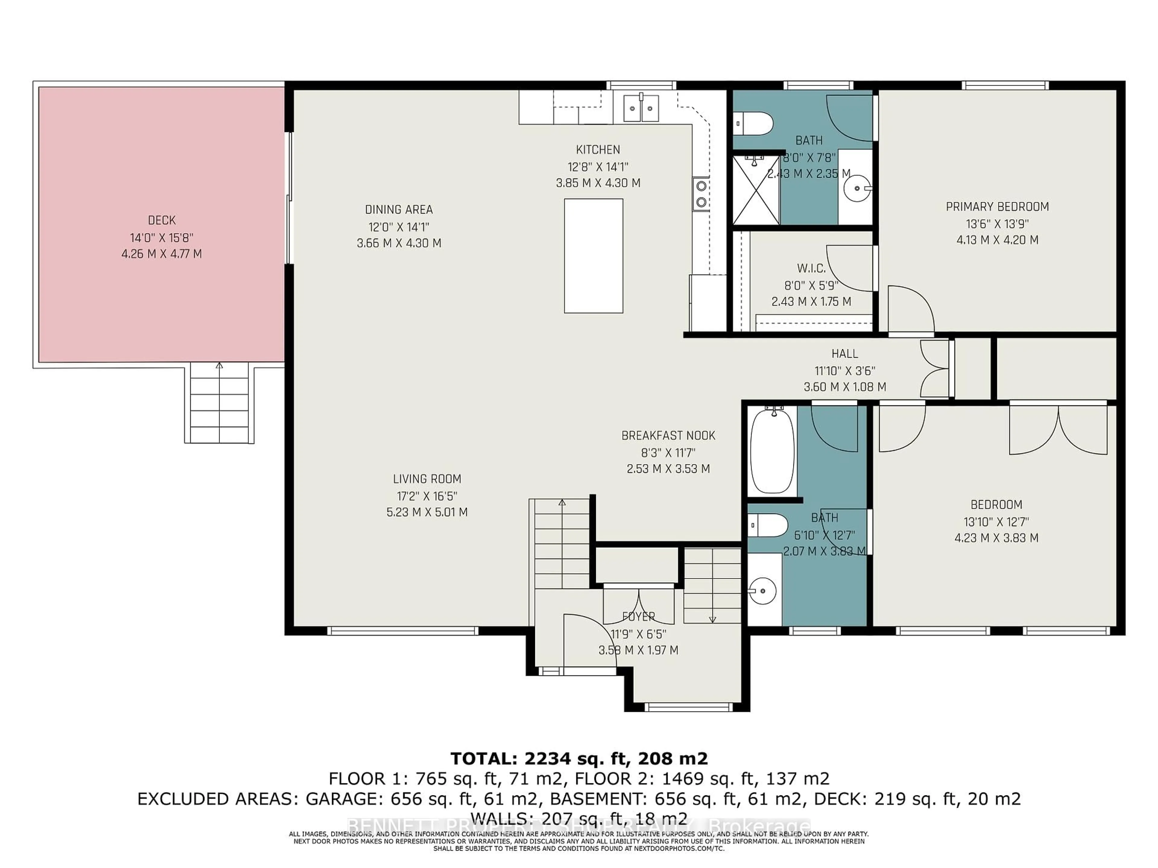 Floor plan for 8 Red Door Lane, Renfrew Ontario K7V 3Z8