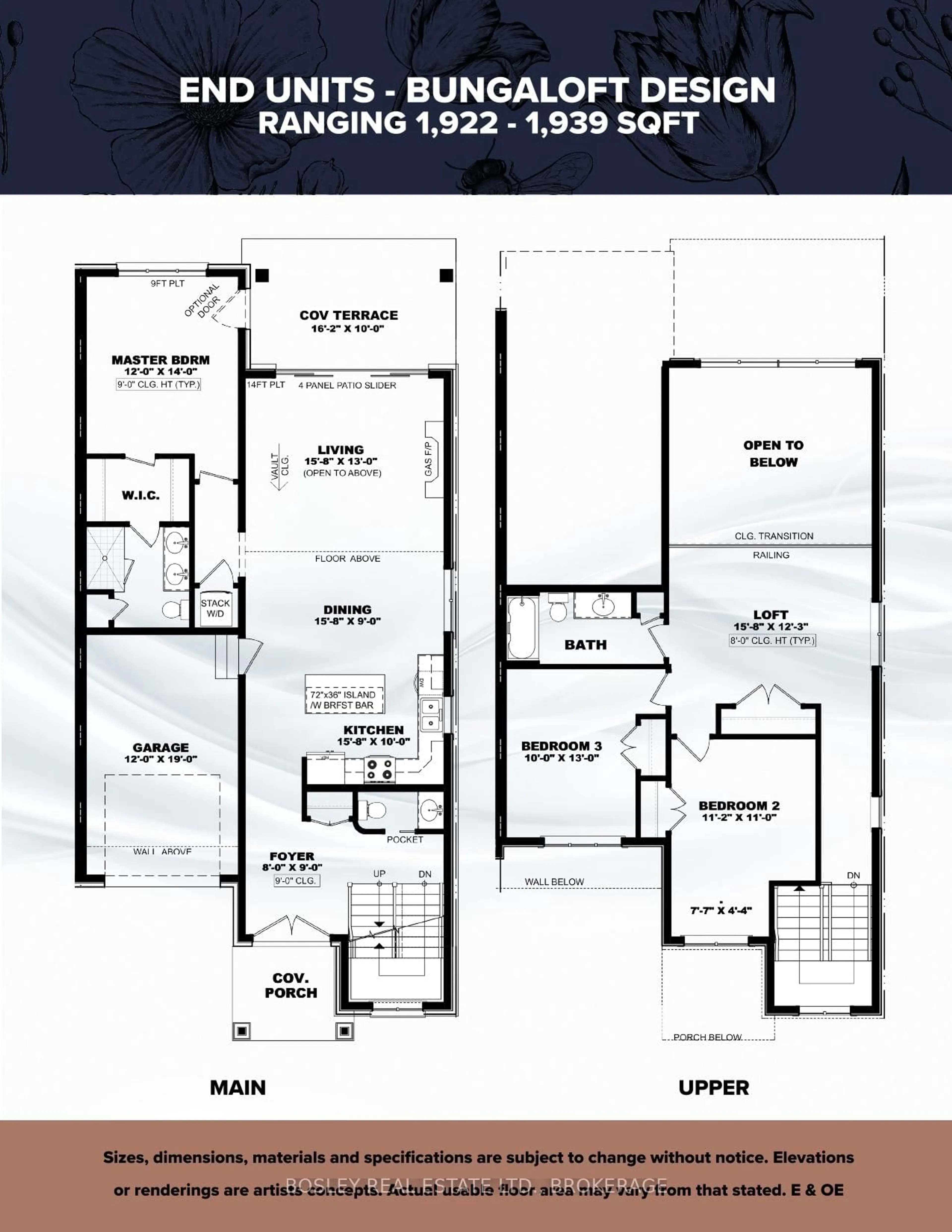 Floor plan for 7553 Broadleaf Common, Niagara Falls Ontario L2H 0K3