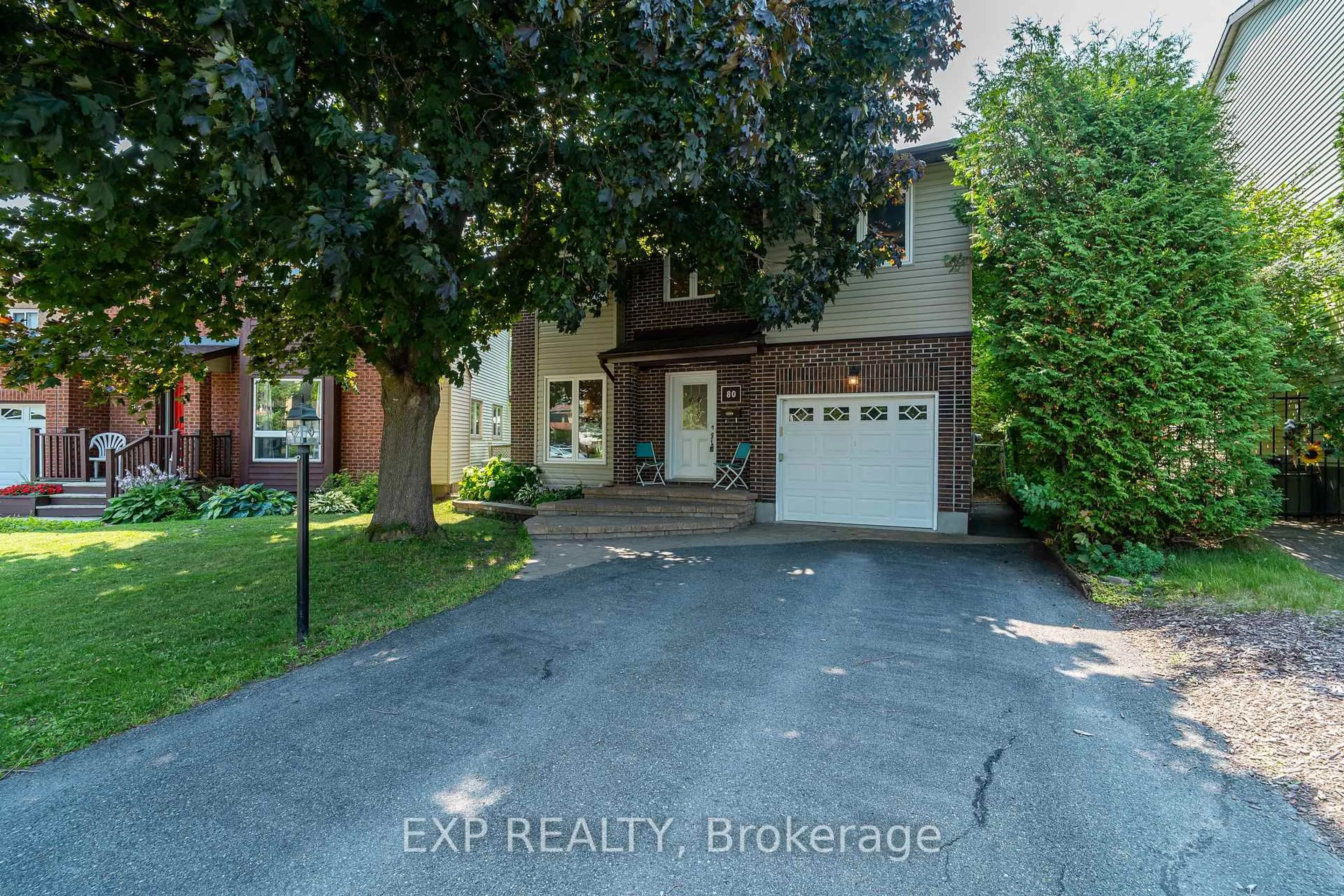 A pic from outside/outdoor area/front of a property/back of a property/a pic from drone, street for 80 Coolspring Cres, Ottawa Ontario K2E 7M8