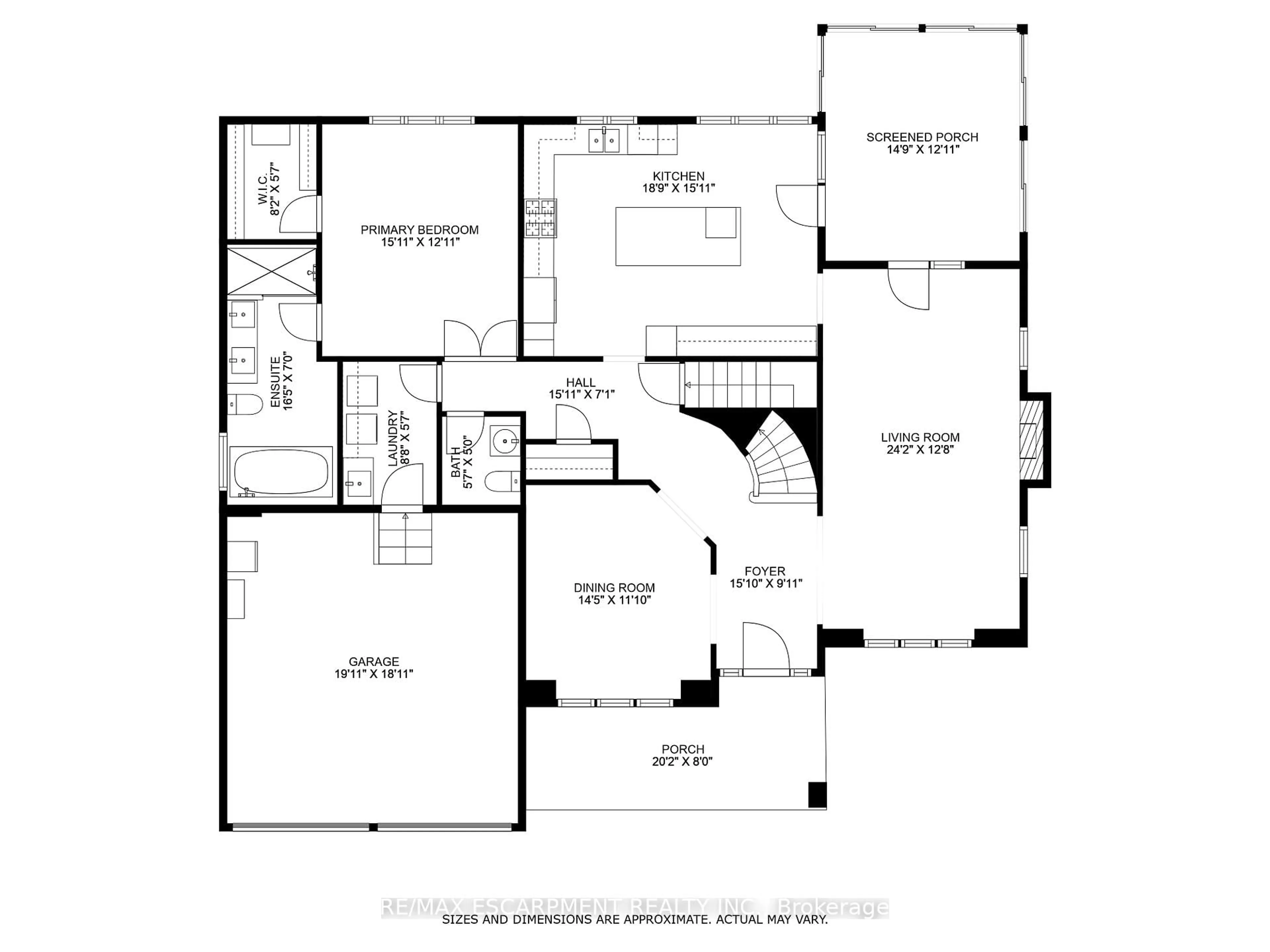 Floor plan for 148 Foxridge Dr, Hamilton Ontario L9G 5B9