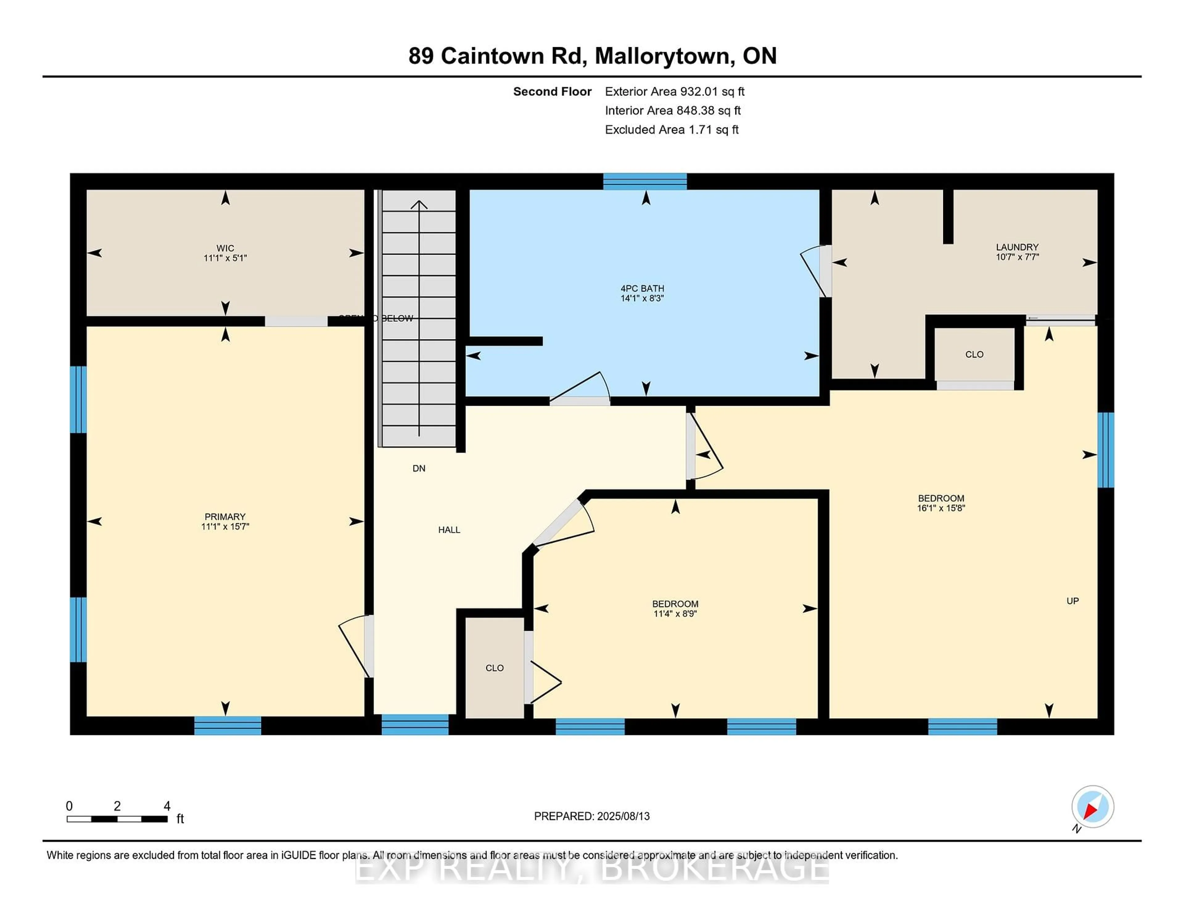 Floor plan for 89 Caintown Rd, Front of Yonge Ontario K0E 1R0