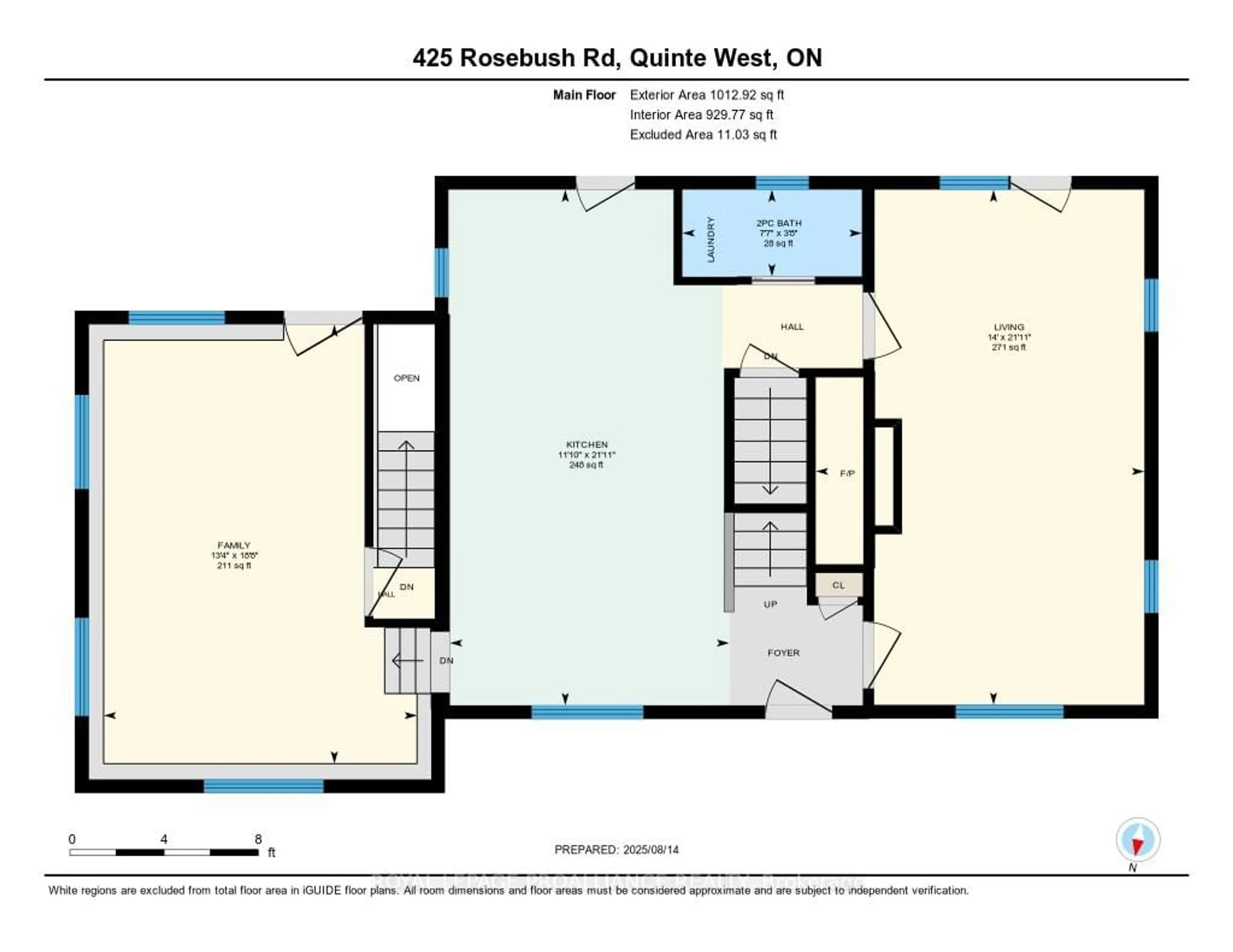 Floor plan for 425 Rosebush Rd, Hastings Ontario K0K 2C0