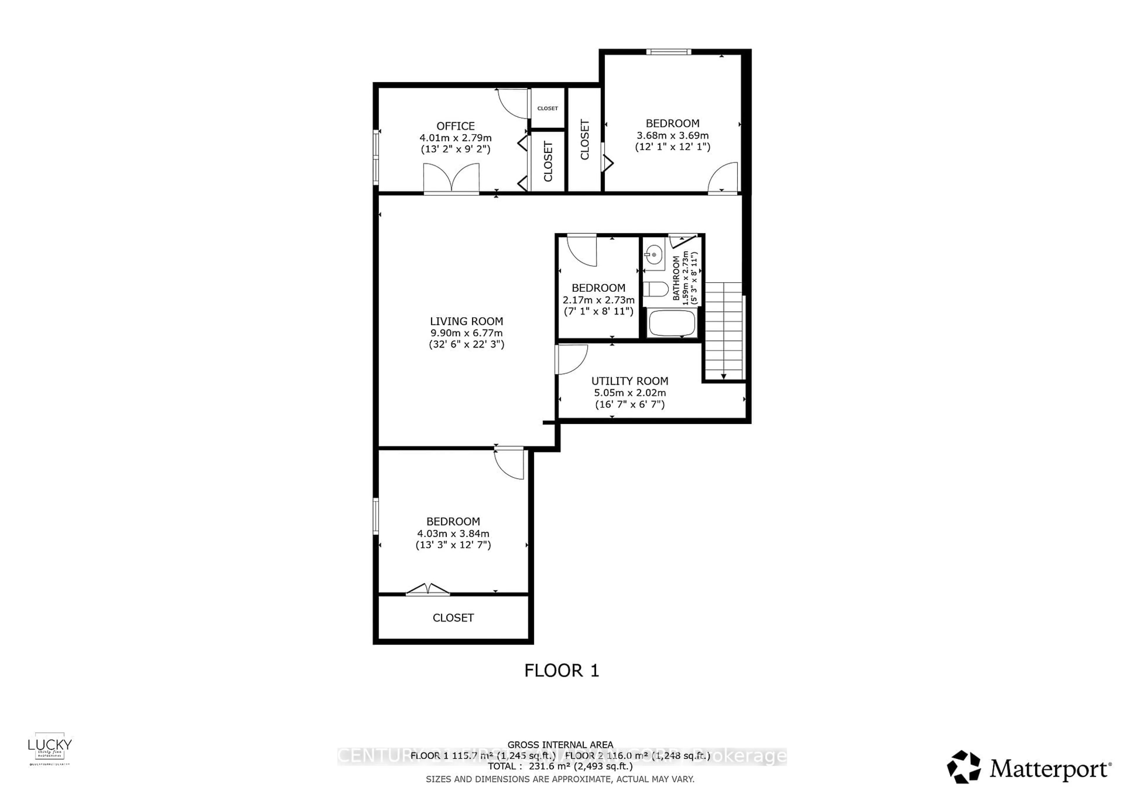 Floor plan for 1150 Copeland Ave, Windsor Ontario N8P 0C6