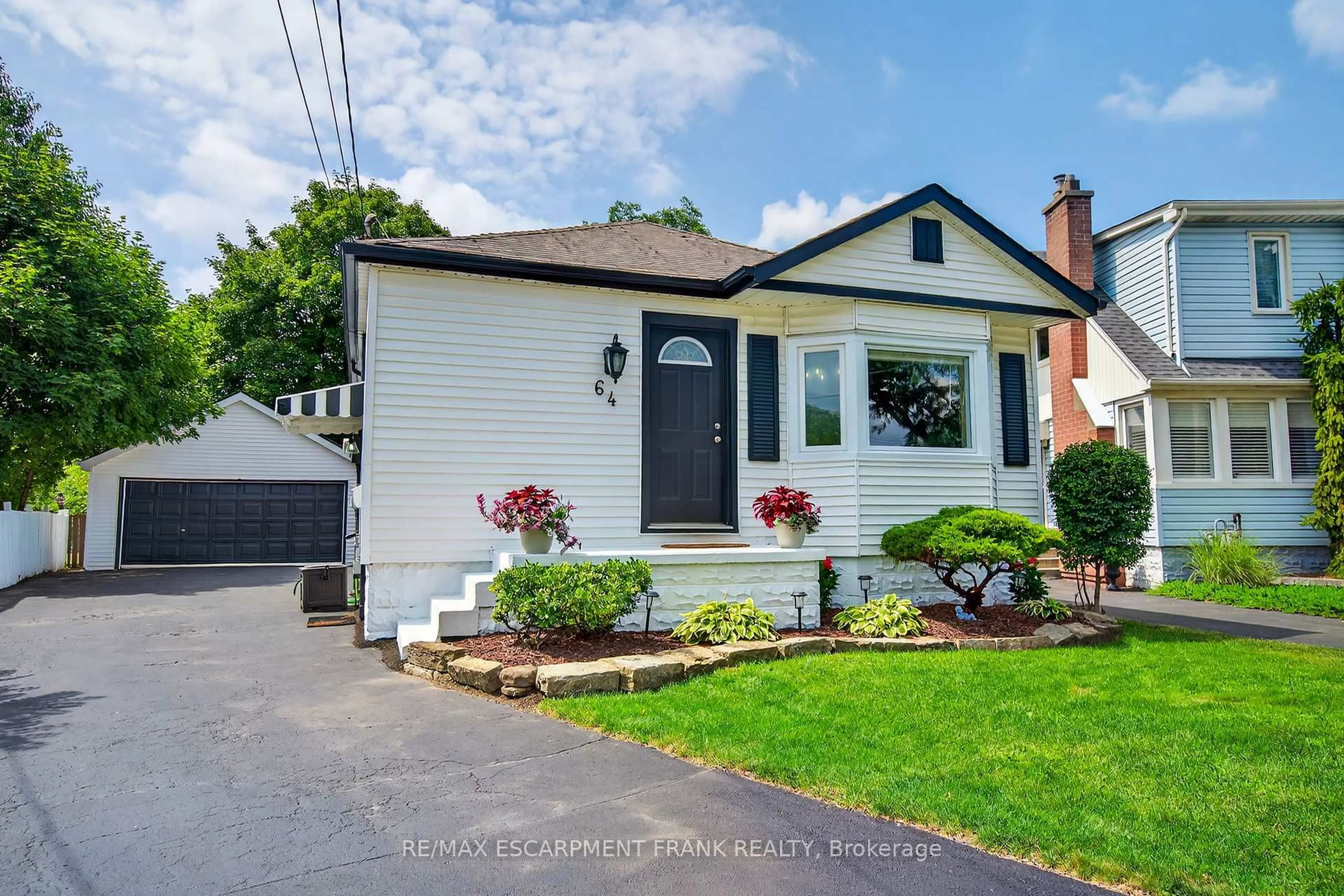 Home with vinyl exterior material, street for 64 Vola Crt, Hamilton Ontario L9A 3M5