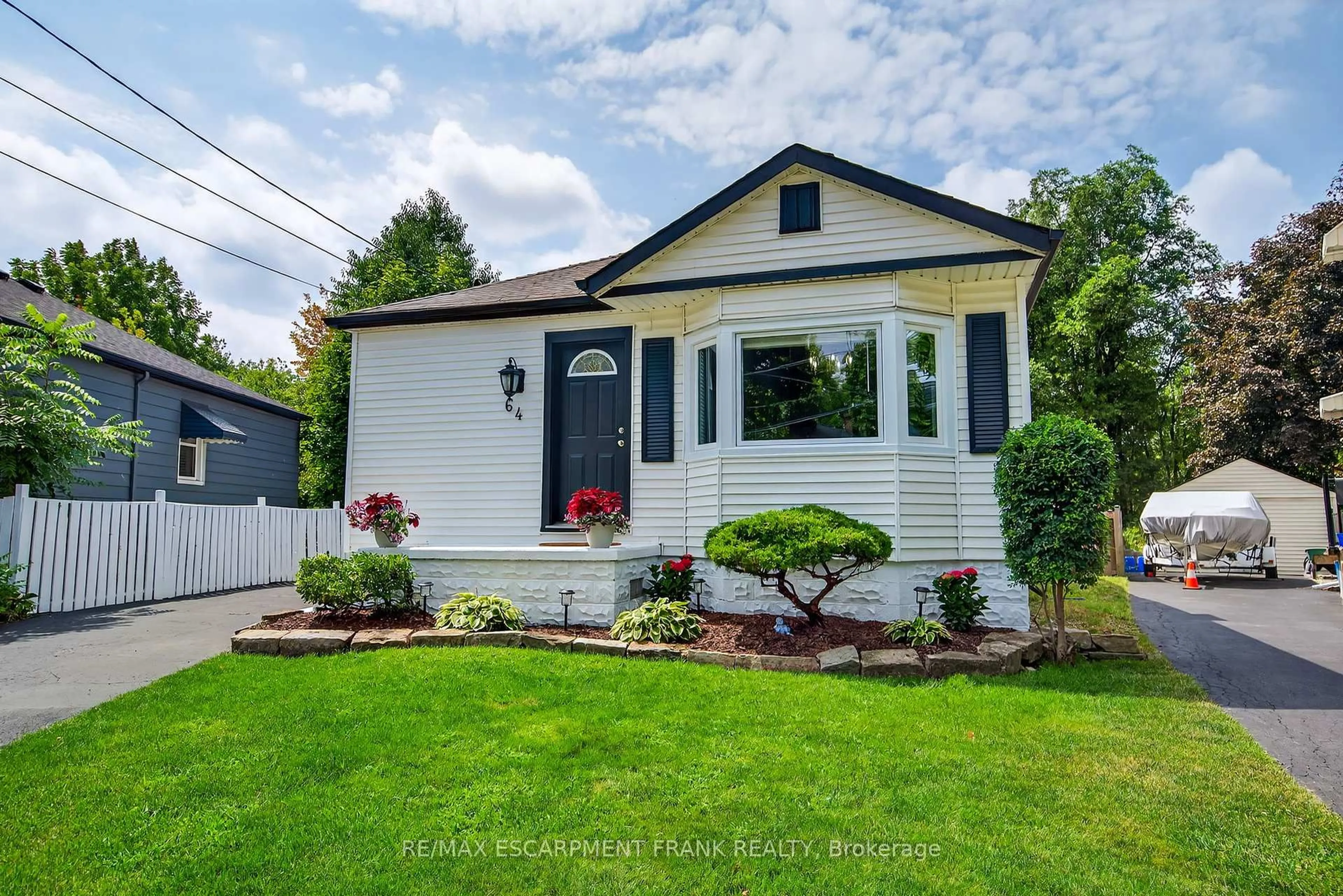 Home with vinyl exterior material, street for 64 Vola Crt, Hamilton Ontario L9A 3M5