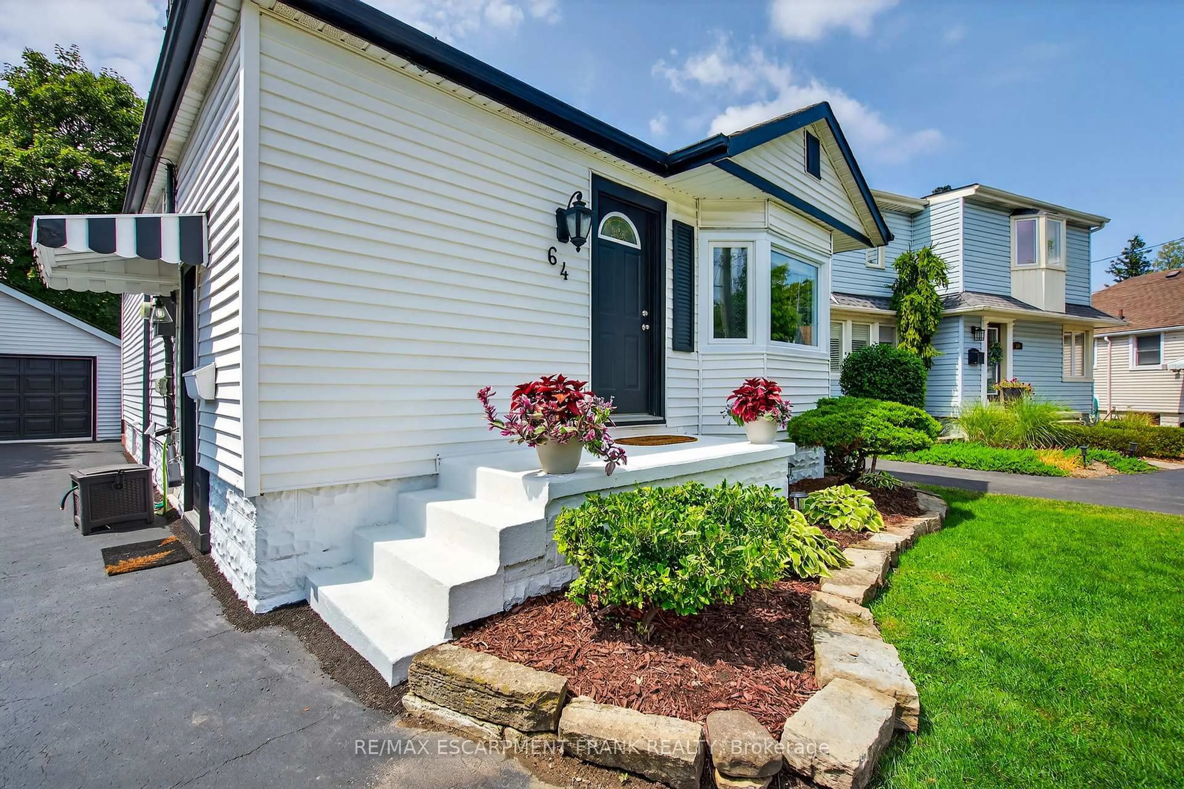 Home with vinyl exterior material, street for 64 Vola Crt, Hamilton Ontario L9A 3M5