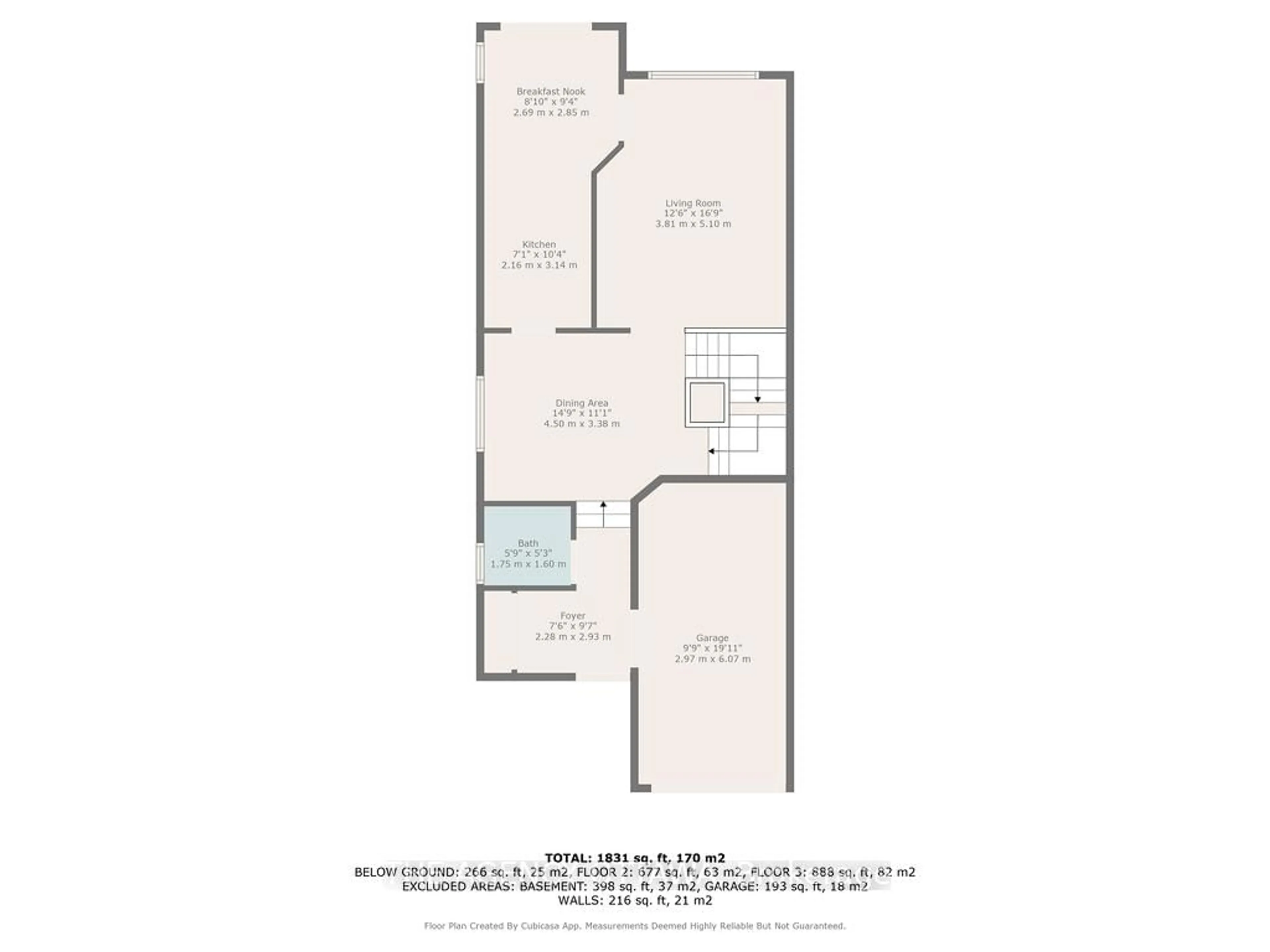 Floor plan for 277 Branthaven St, Ottawa Ontario K4A 0H8