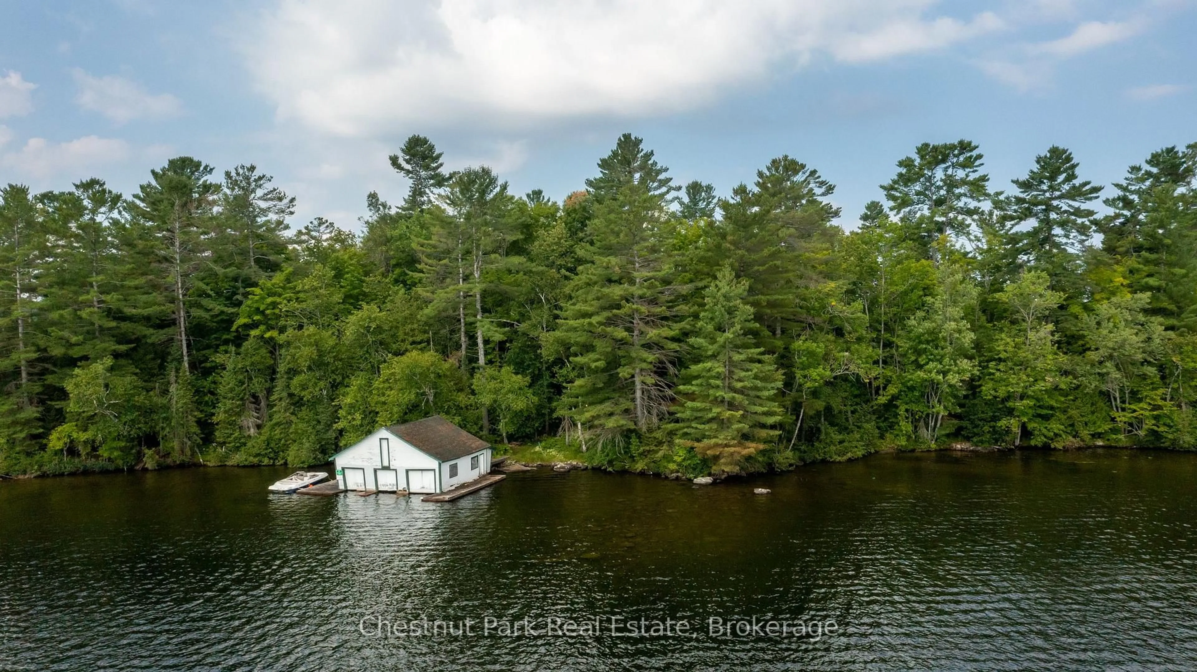 A pic from outside/outdoor area/front of a property/back of a property/a pic from drone, water/lake/river/ocean view for 4 Hills Island, Lake of Bays Ontario P0B 1A0