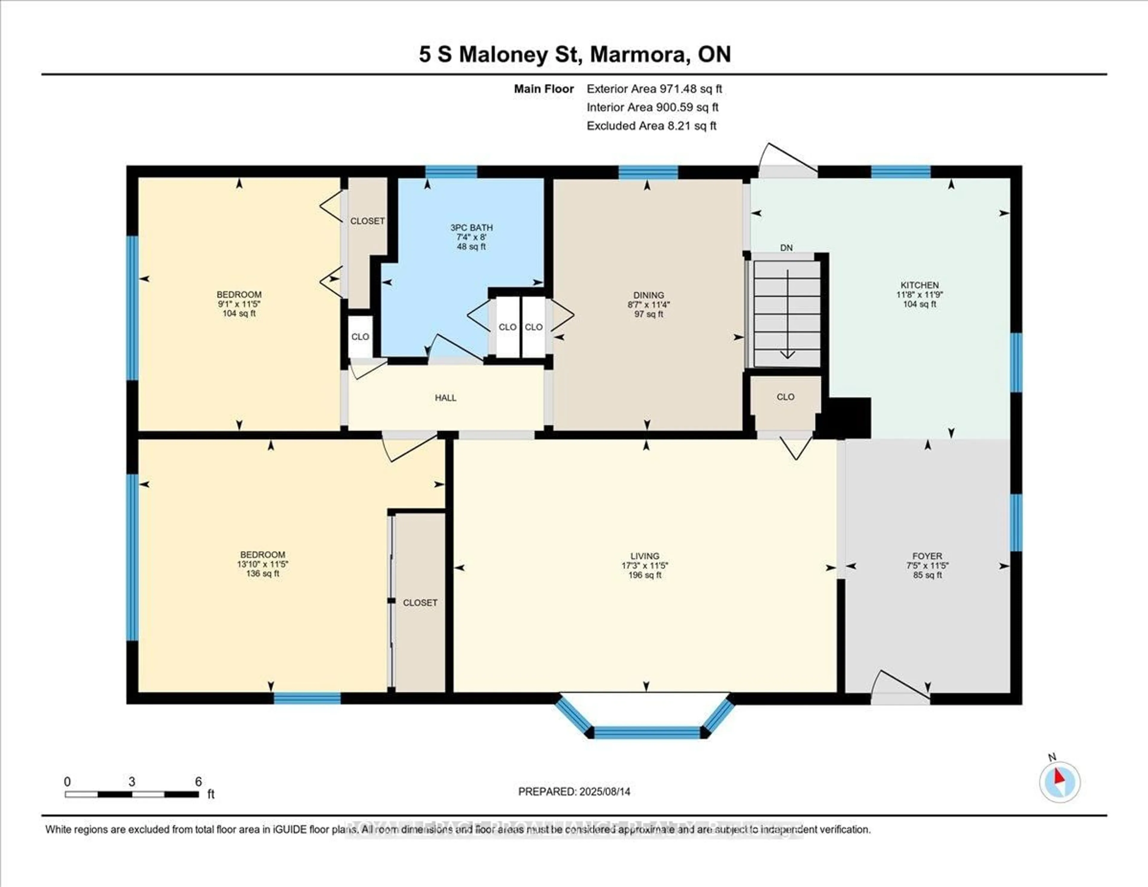 Floor plan for 5 South Maloney St, Limoges Ontario K0K 2M0