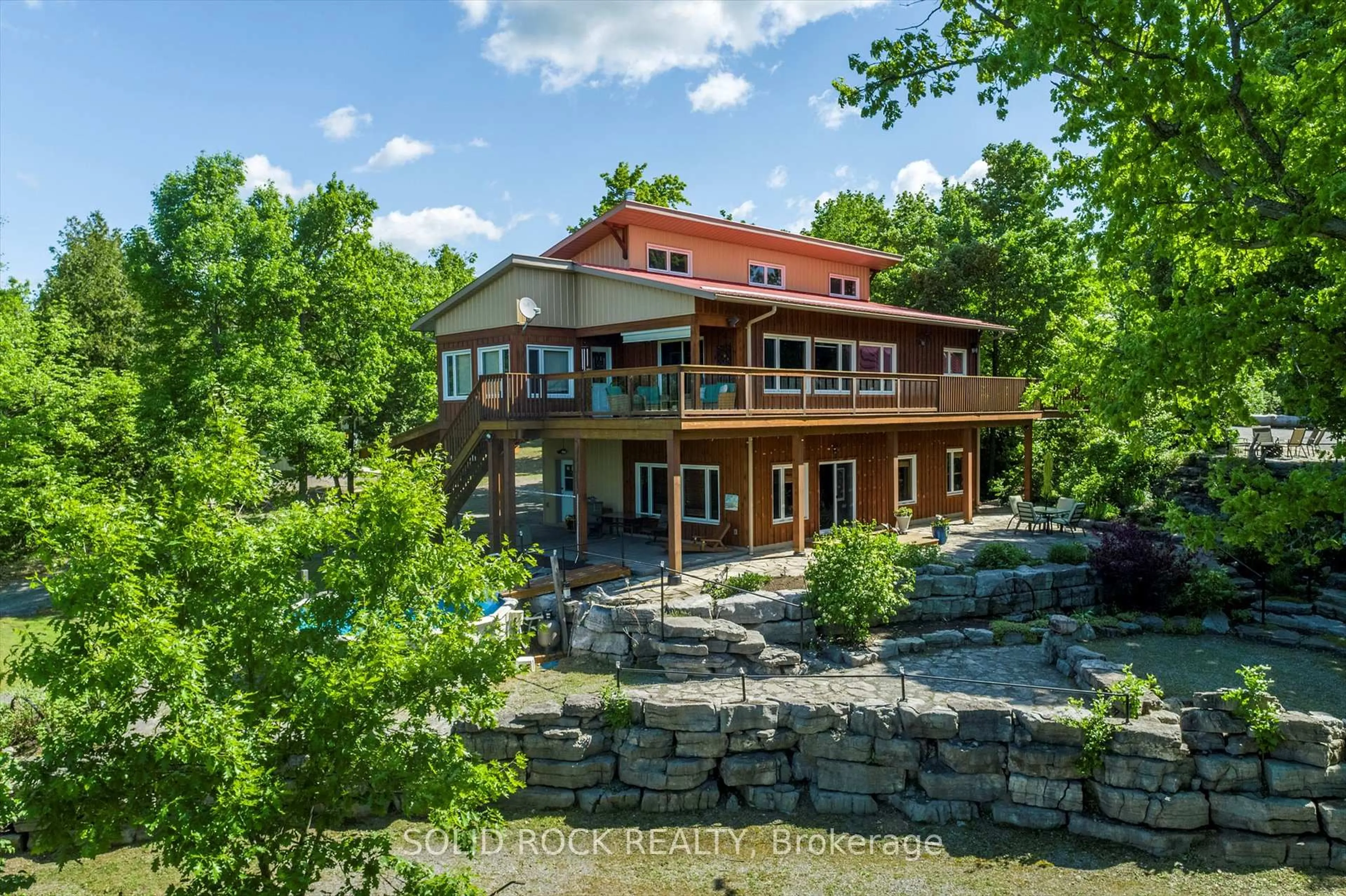 A pic from outside/outdoor area/front of a property/back of a property/a pic from drone, unknown for 148 Glen Ridge Rd, Limoges Ontario K0K 2M0