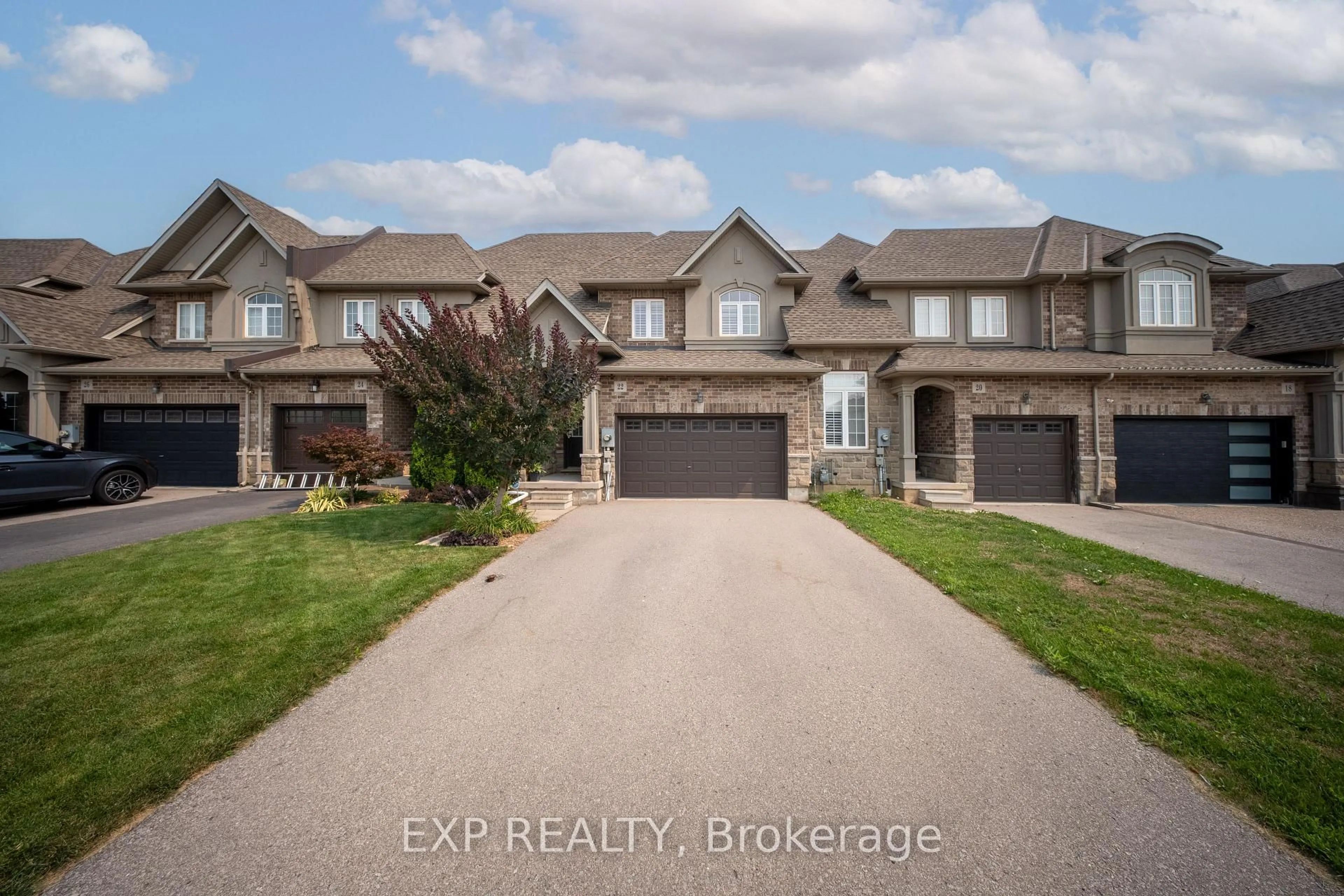 A pic from outside/outdoor area/front of a property/back of a property/a pic from drone, street for 22 Madonna Dr, Hamilton Ontario L9B 0H1