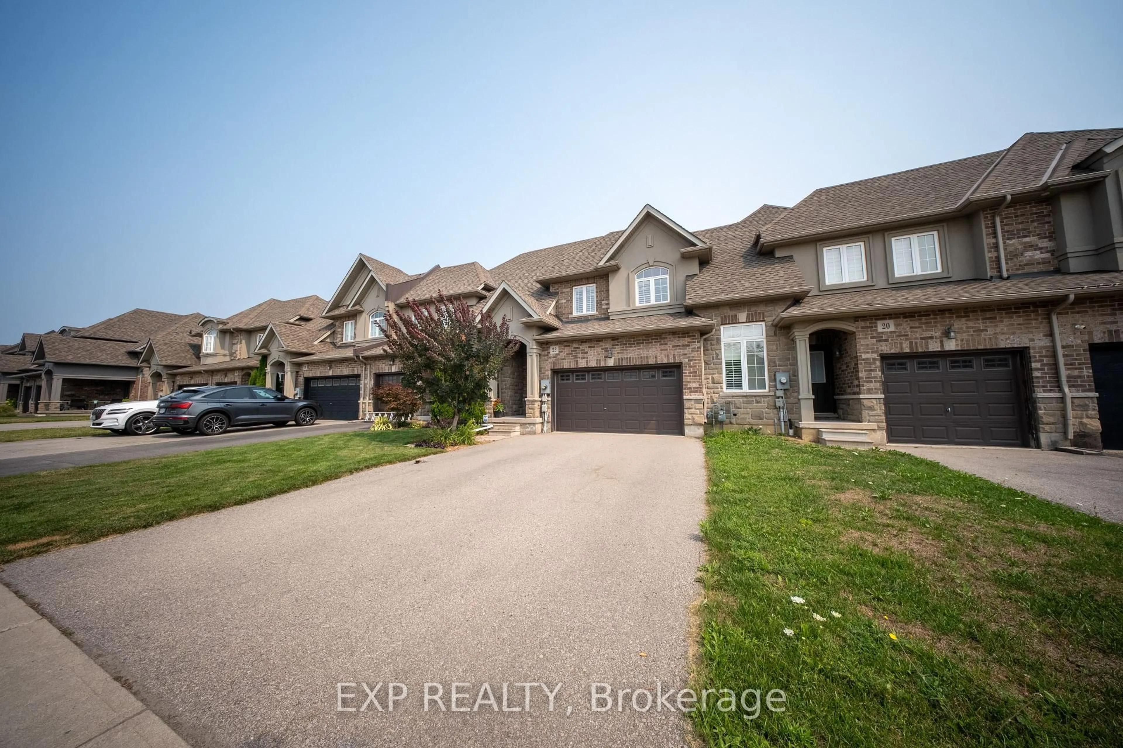 A pic from outside/outdoor area/front of a property/back of a property/a pic from drone, street for 22 Madonna Dr, Hamilton Ontario L9B 0H1