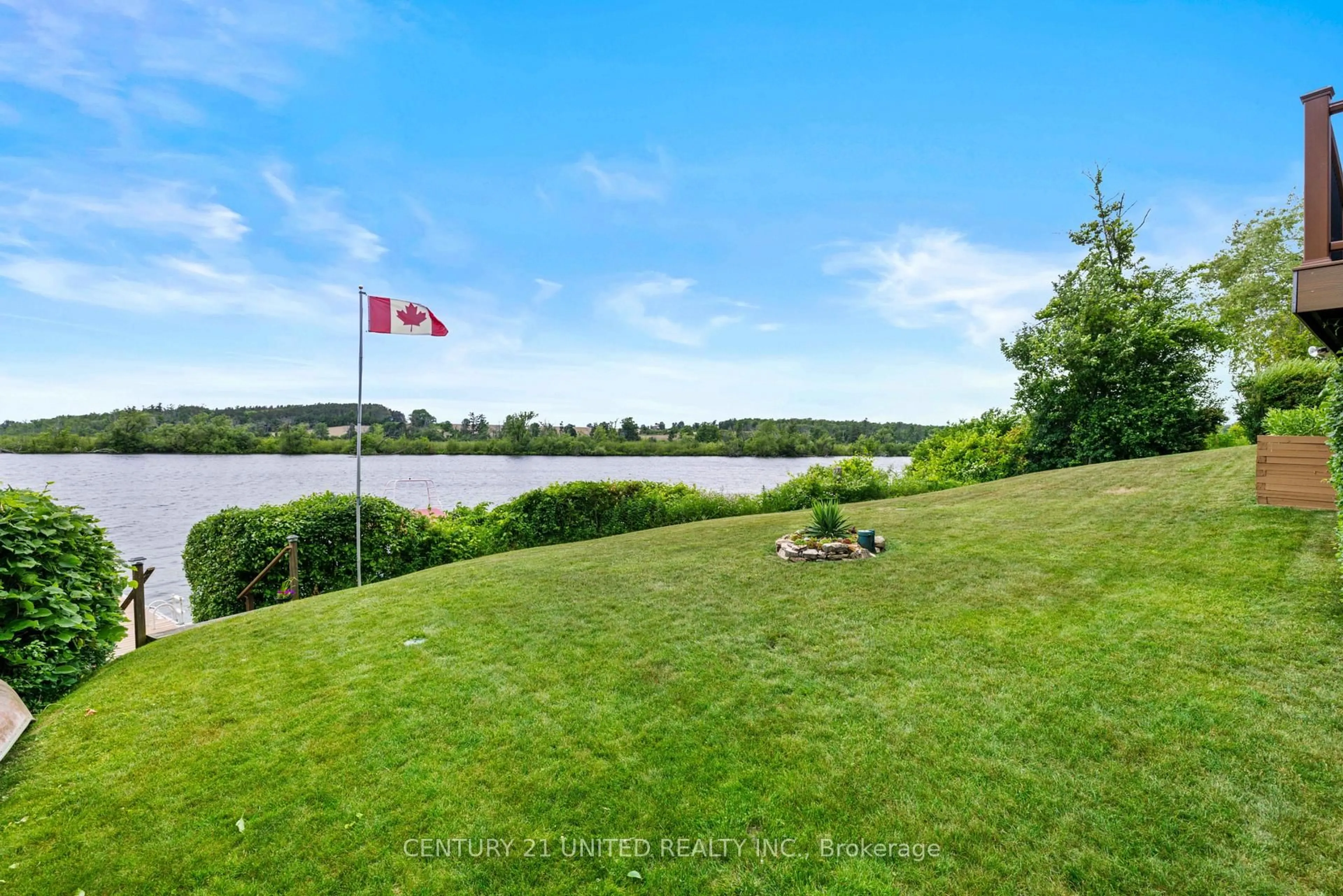 A pic from outside/outdoor area/front of a property/back of a property/a pic from drone, water/lake/river/ocean view for 210 Thompson Rd, Otonabee-South Monaghan Ontario K9J 6X8