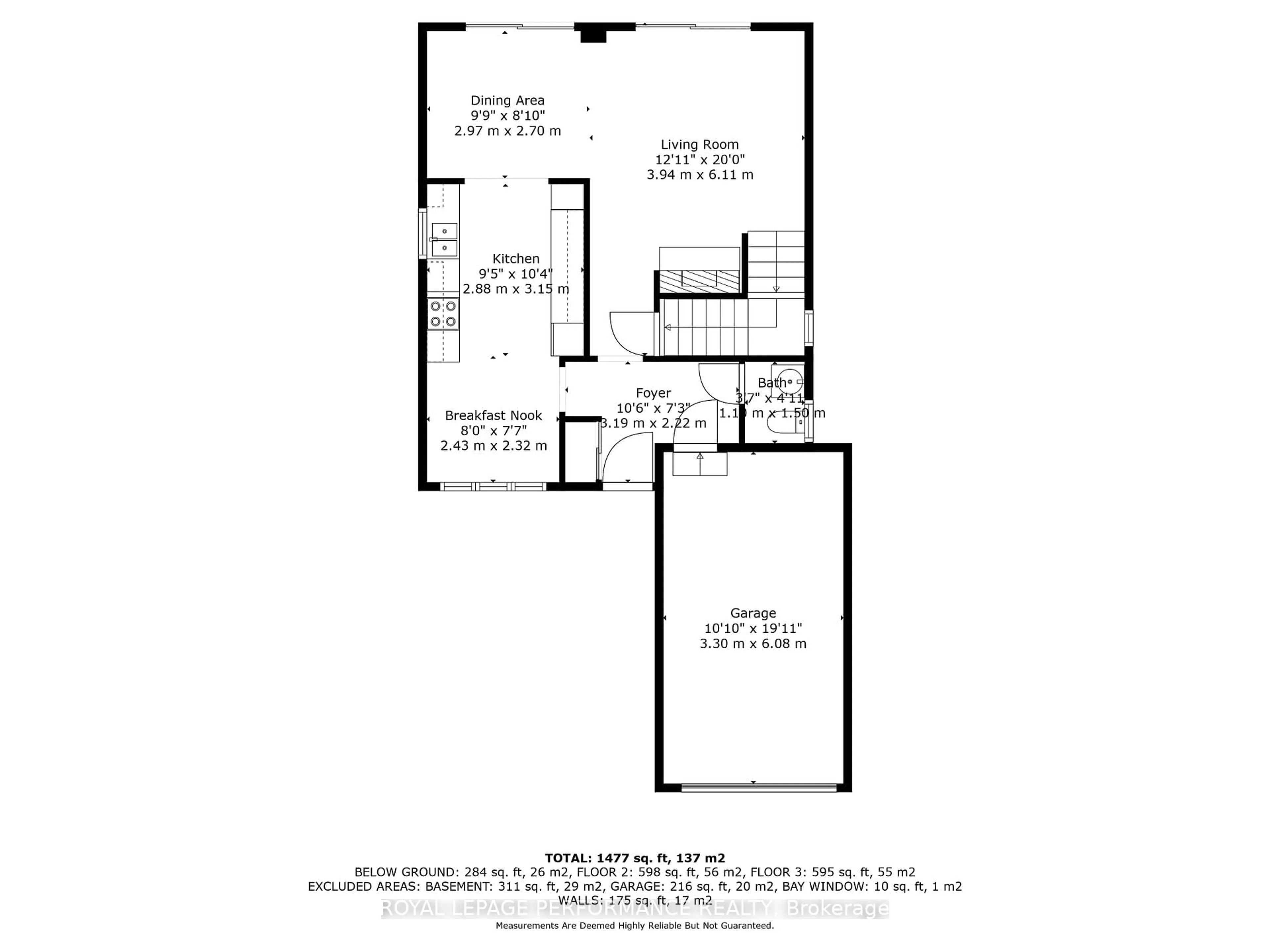 Floor plan for 2768 Wyldewood St, Ottawa Ontario K1T 2S4