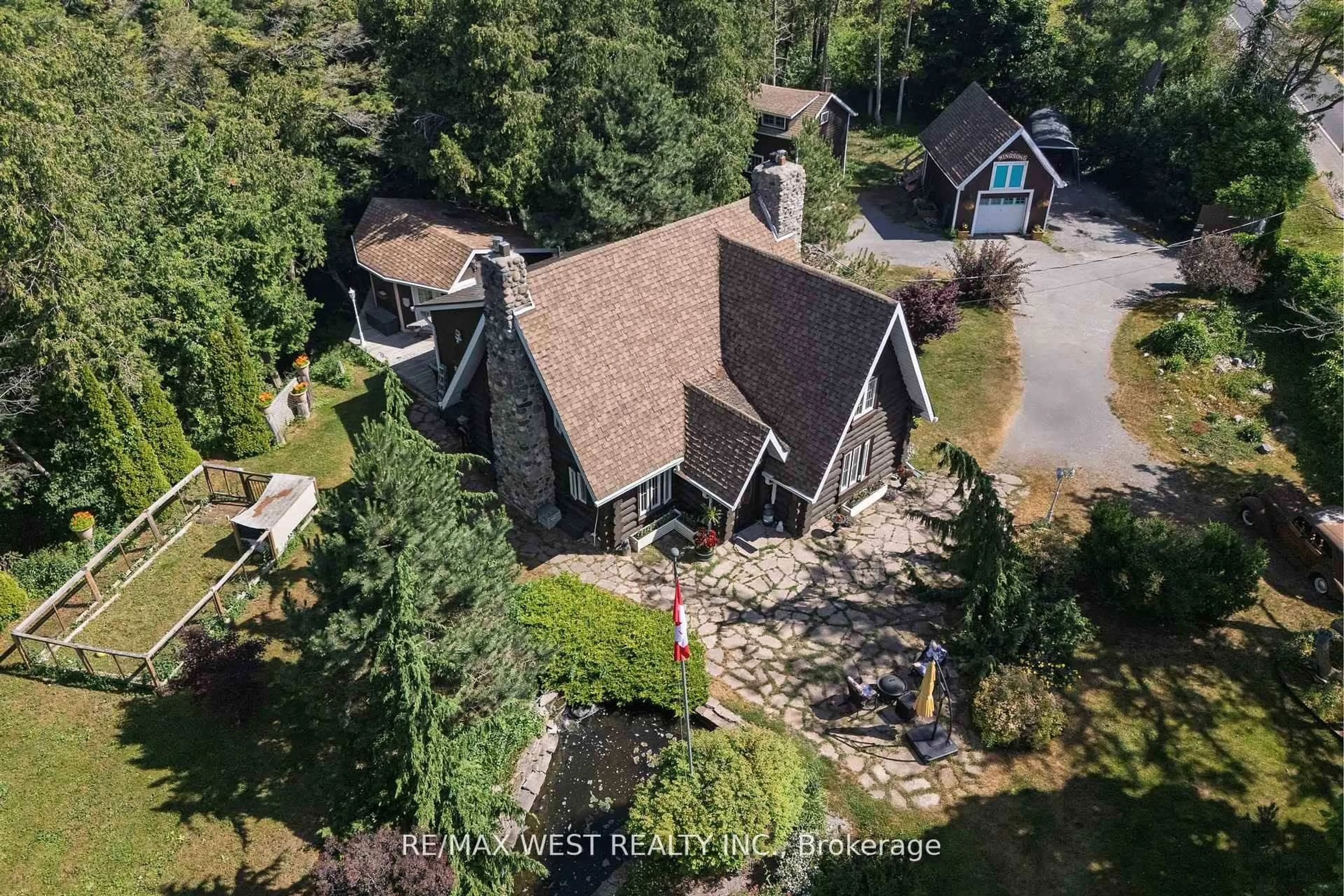 A pic from outside/outdoor area/front of a property/back of a property/a pic from drone, water/lake/river/ocean view for 4504 County Rd #45, Hamilton Township Ontario K9A 4J9