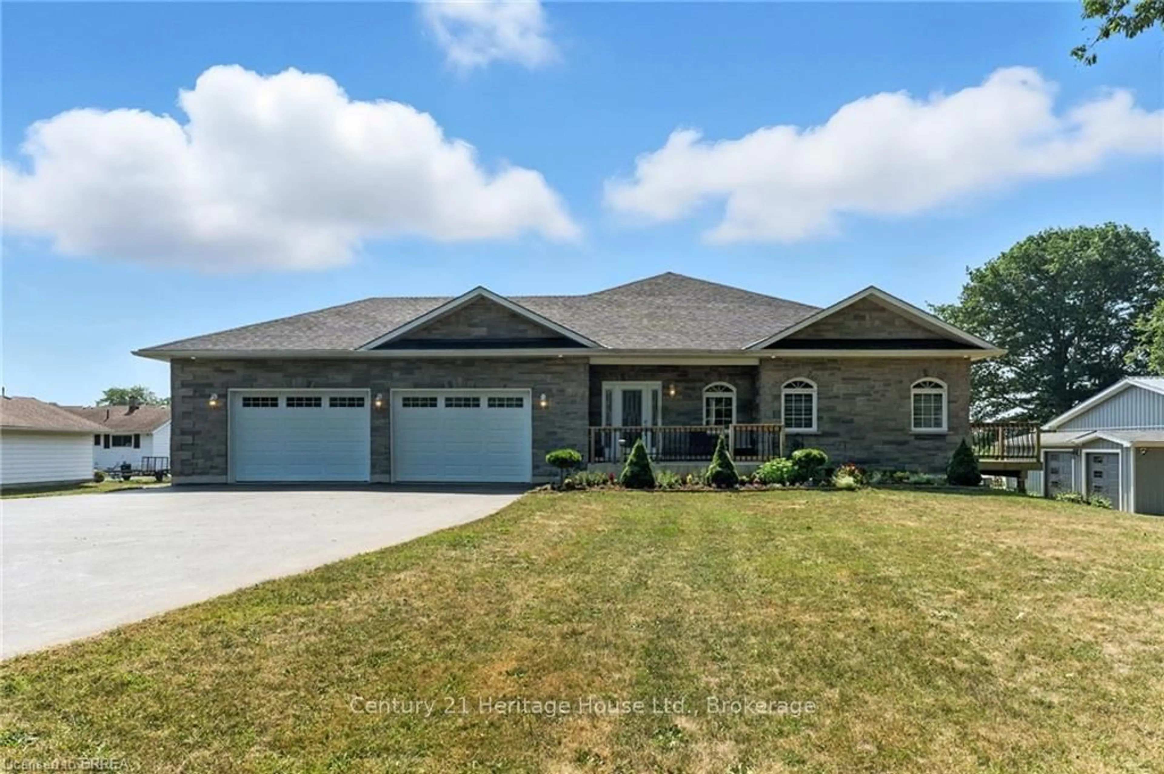 Home with vinyl exterior material, street for 1026 Front Rd, Norfolk Ontario N0E 1P0