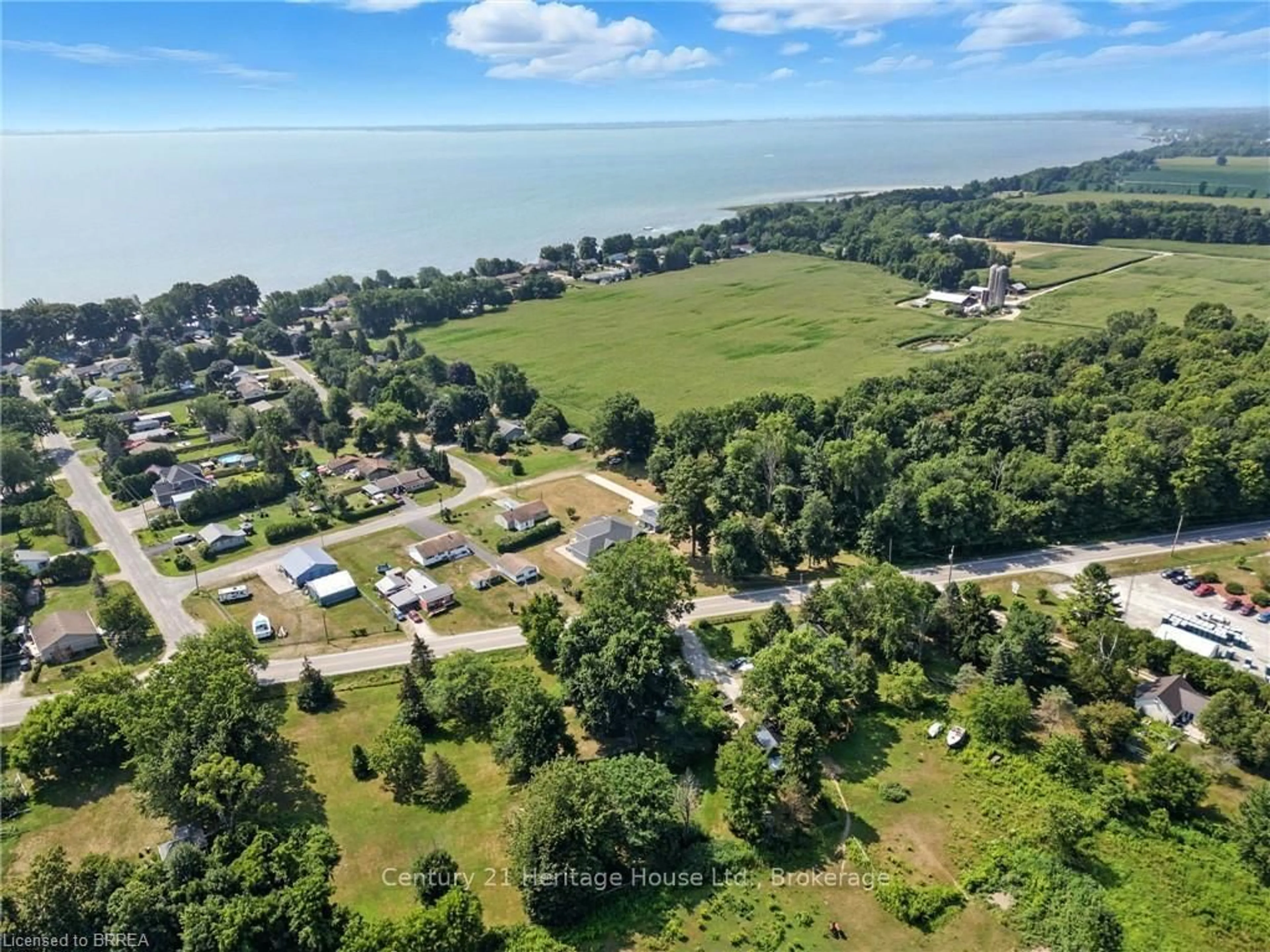 A pic from outside/outdoor area/front of a property/back of a property/a pic from drone, water/lake/river/ocean view for 1026 Front Rd, Norfolk Ontario N0E 1P0