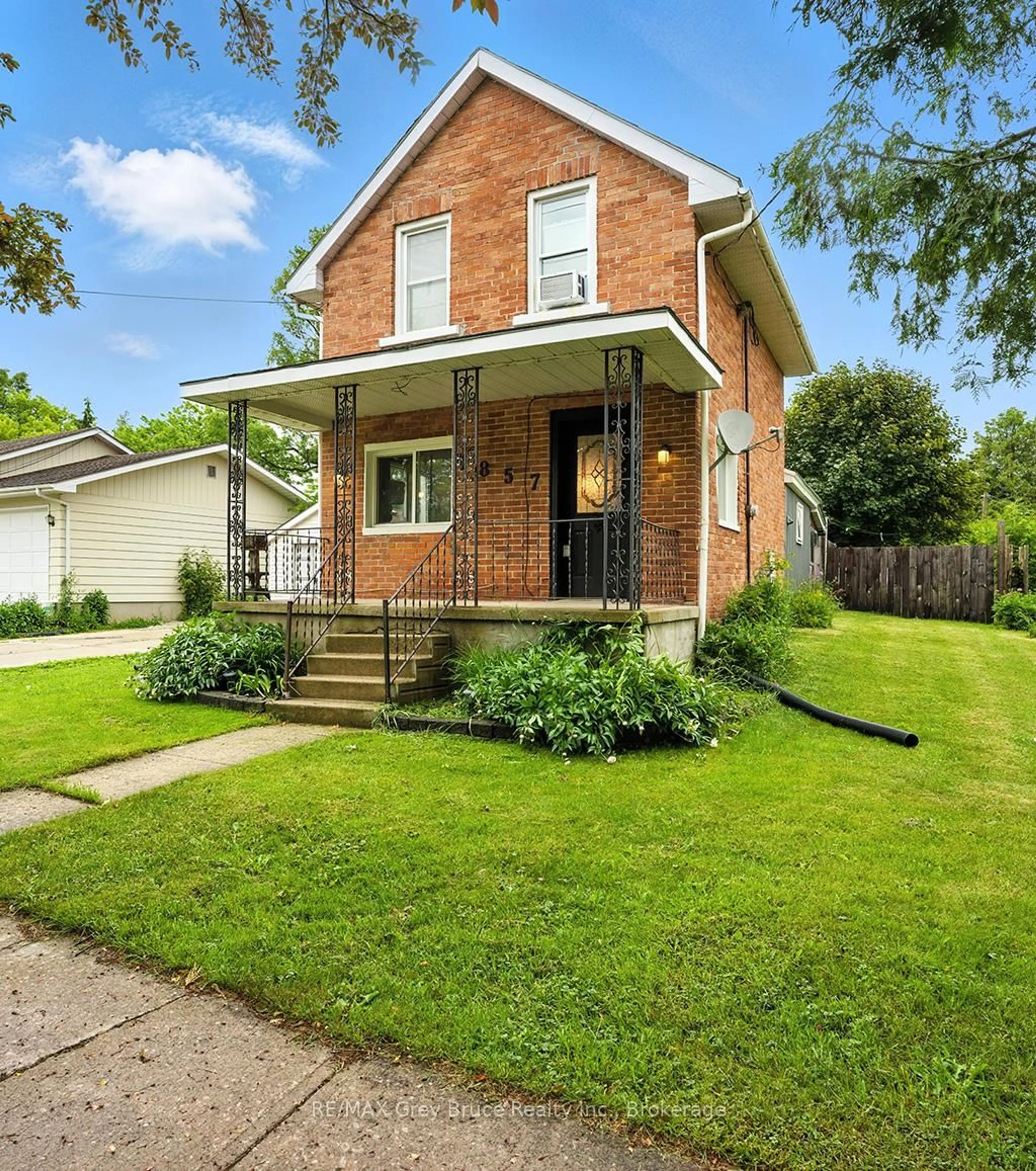Home with brick exterior material, street for 1857 6th Ave, Owen Sound Ontario N4K 2W1
