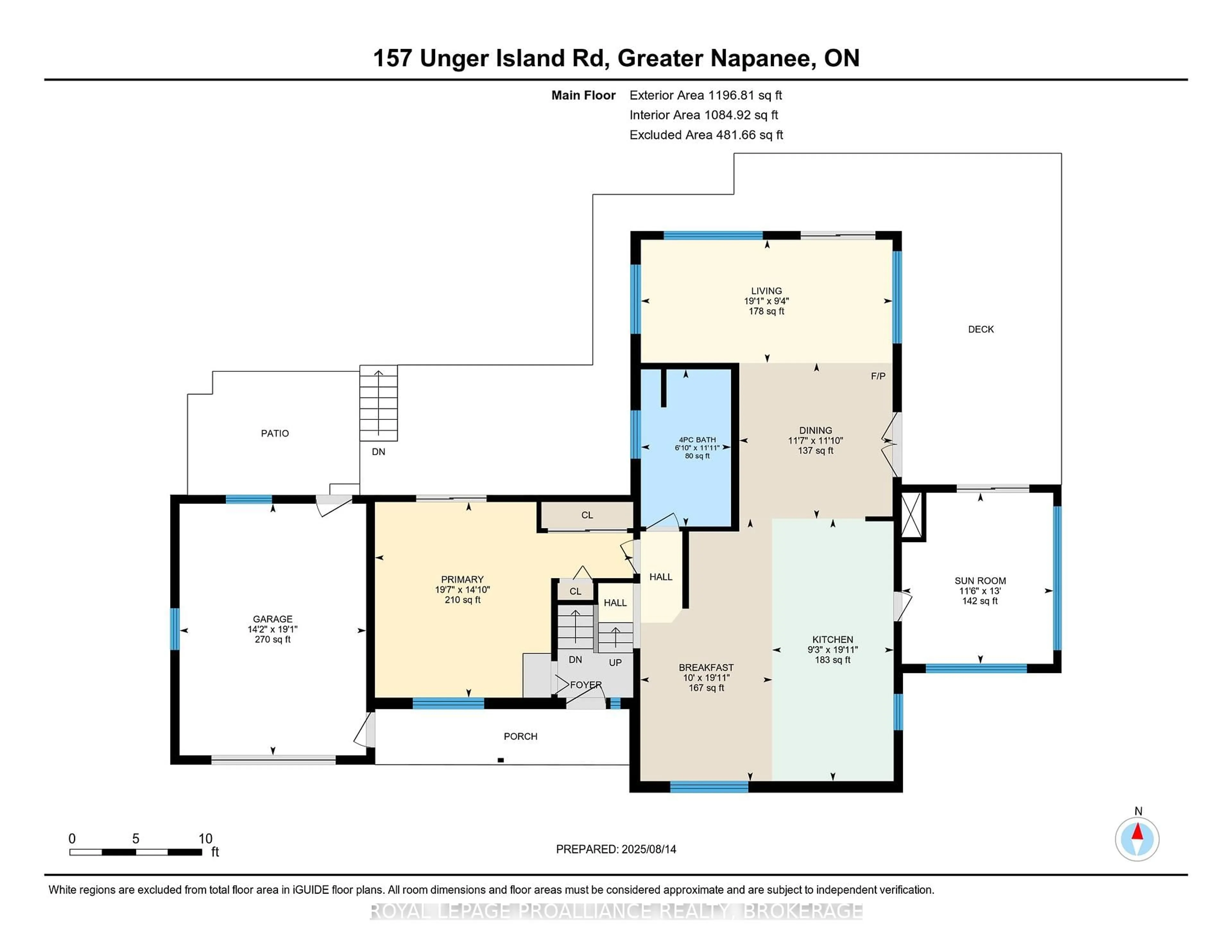 Floor plan for 157 Unger Island Rd, Greater Napanee Ontario K7R 3L1