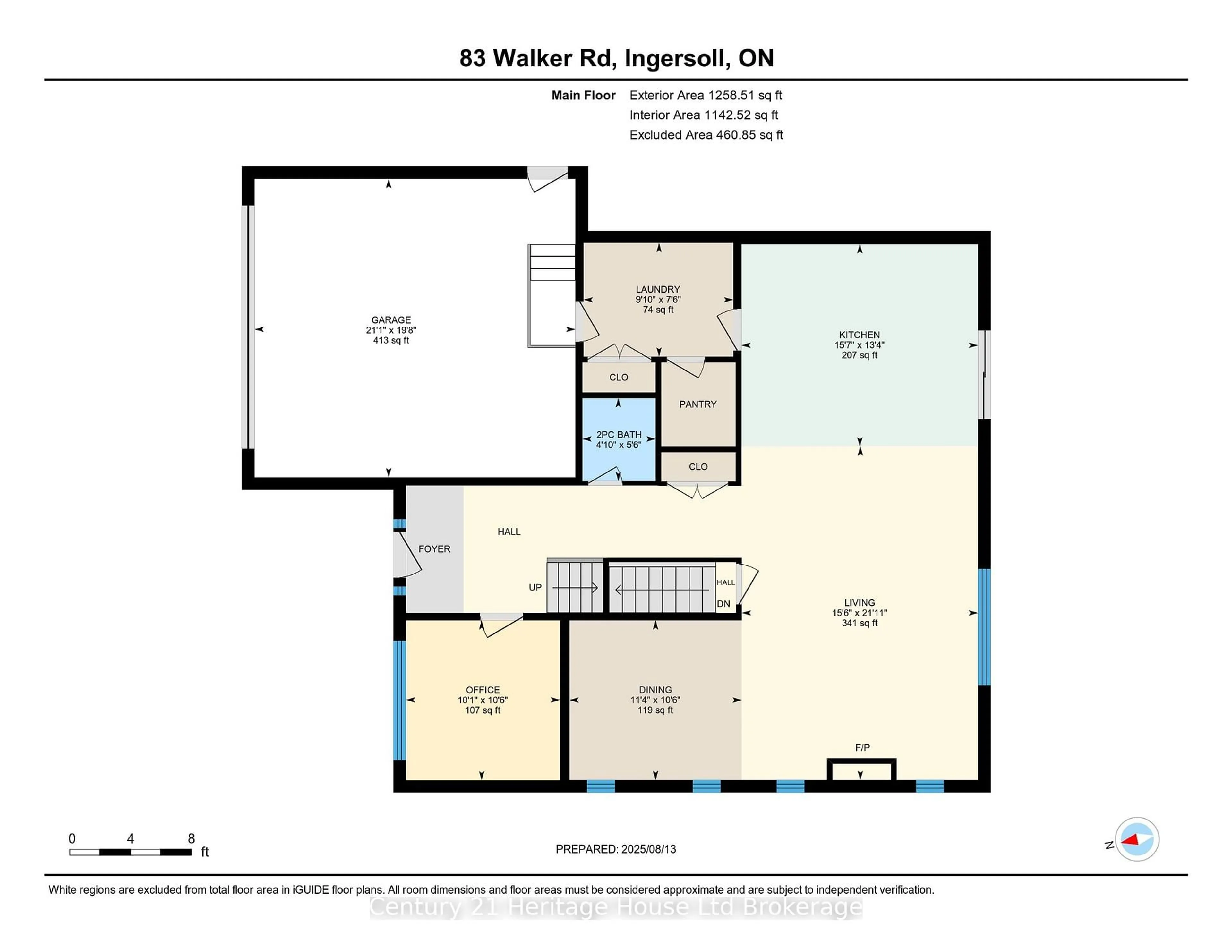 Floor plan for 83 Walker Rd, Ingersoll Ontario N5C 0C3
