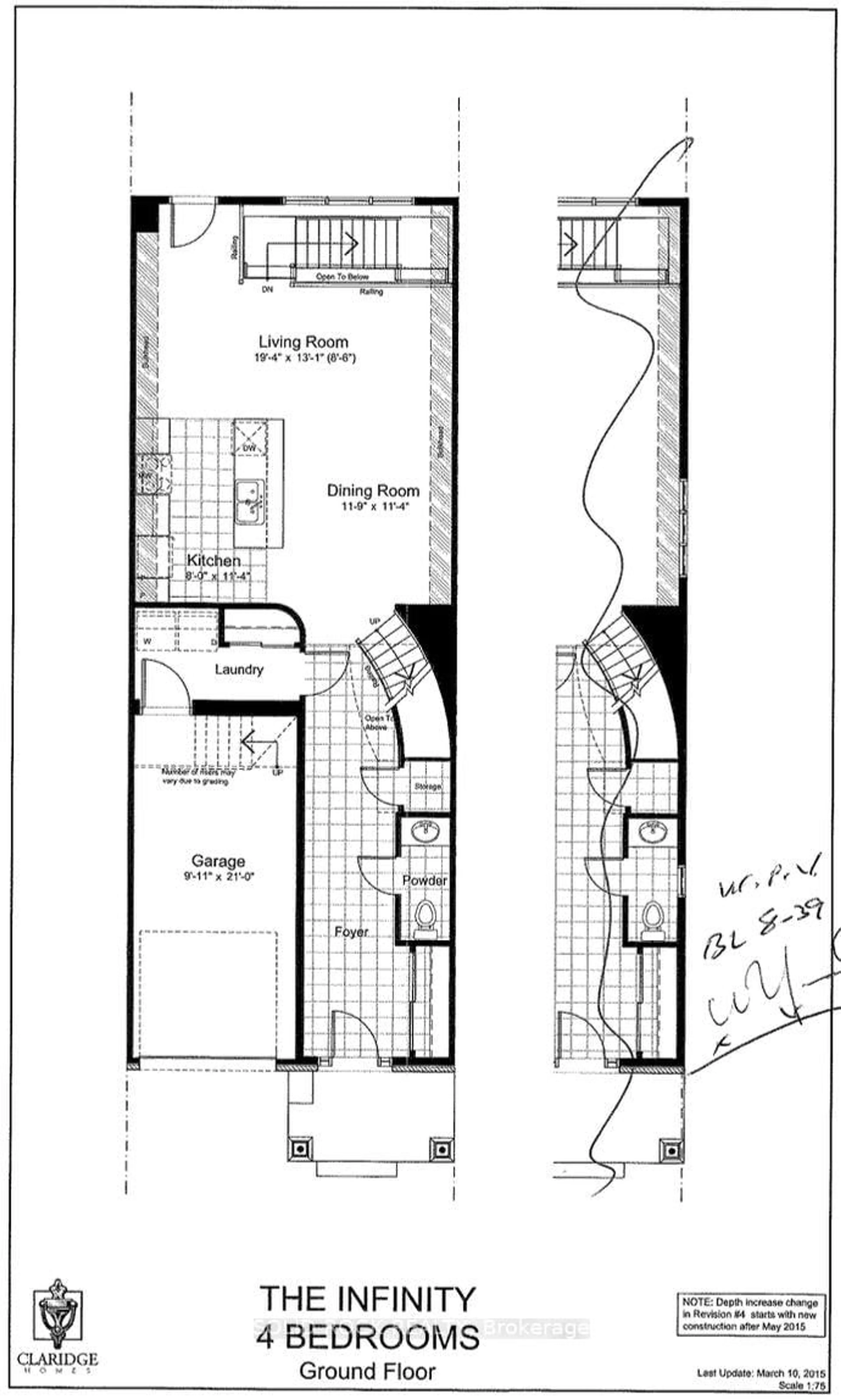 Floor plan for 153 Hawkshaw Cres, Ottawa Ontario K2J 5P8