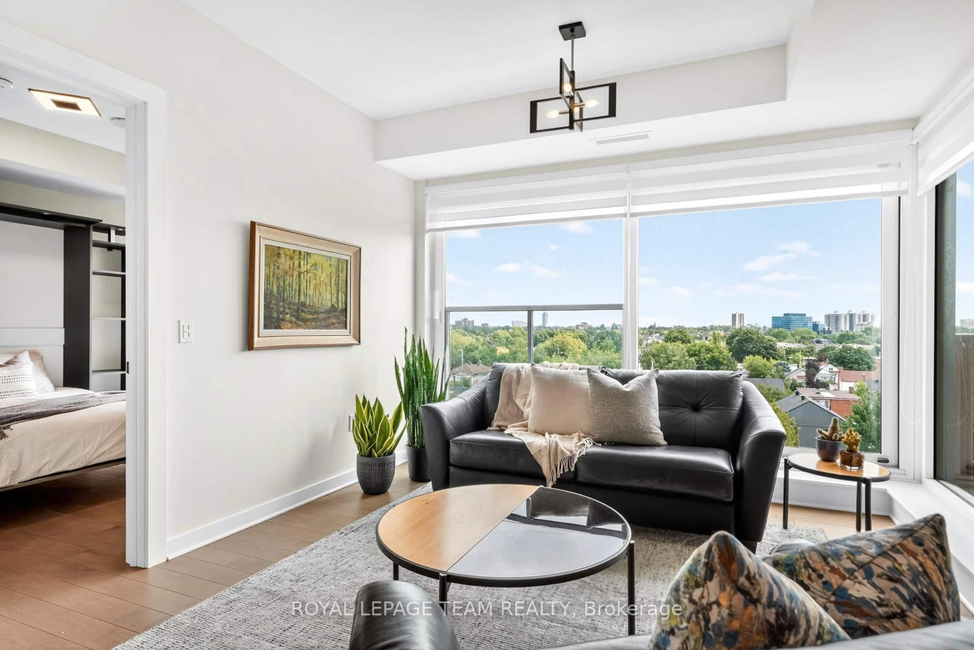 Living room with furniture, unknown for 135 Barrette St #608, Ottawa Ontario K1L 7Z9