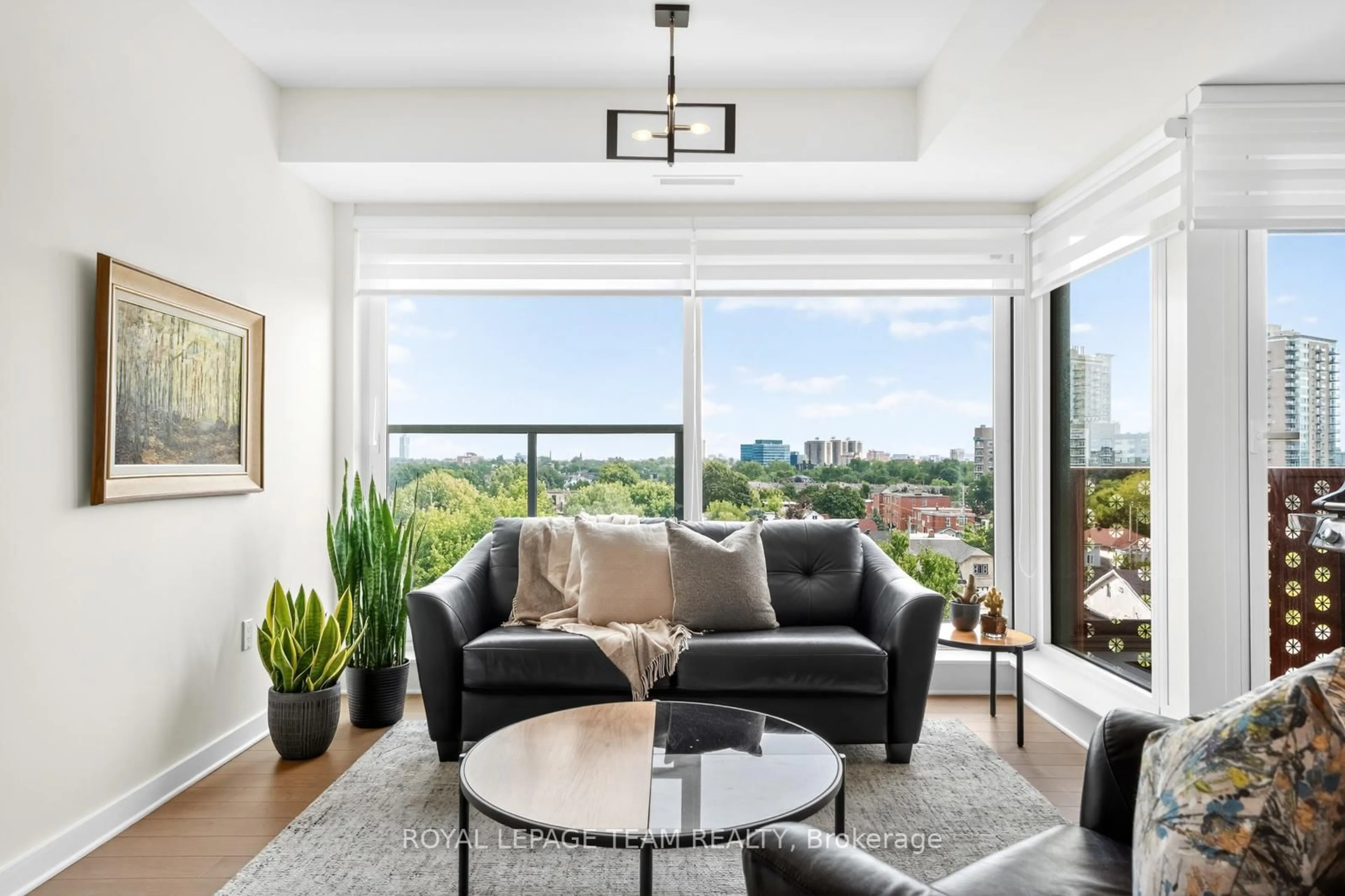 Living room with furniture, unknown for 135 Barrette St #608, Ottawa Ontario K1L 7Z9