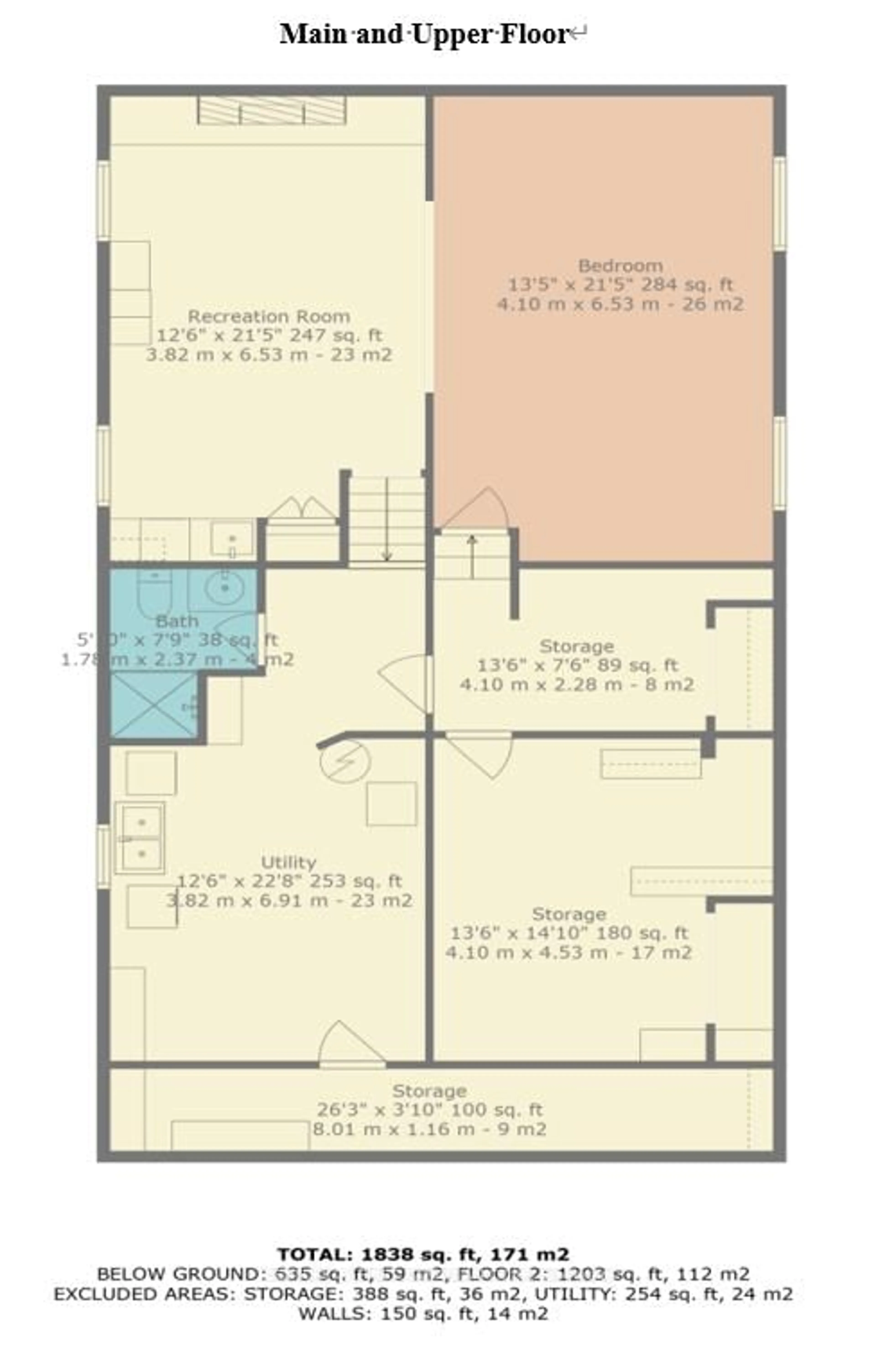 Floor plan for 10776 Atwater Cres, Windsor Ontario N8R 1N6