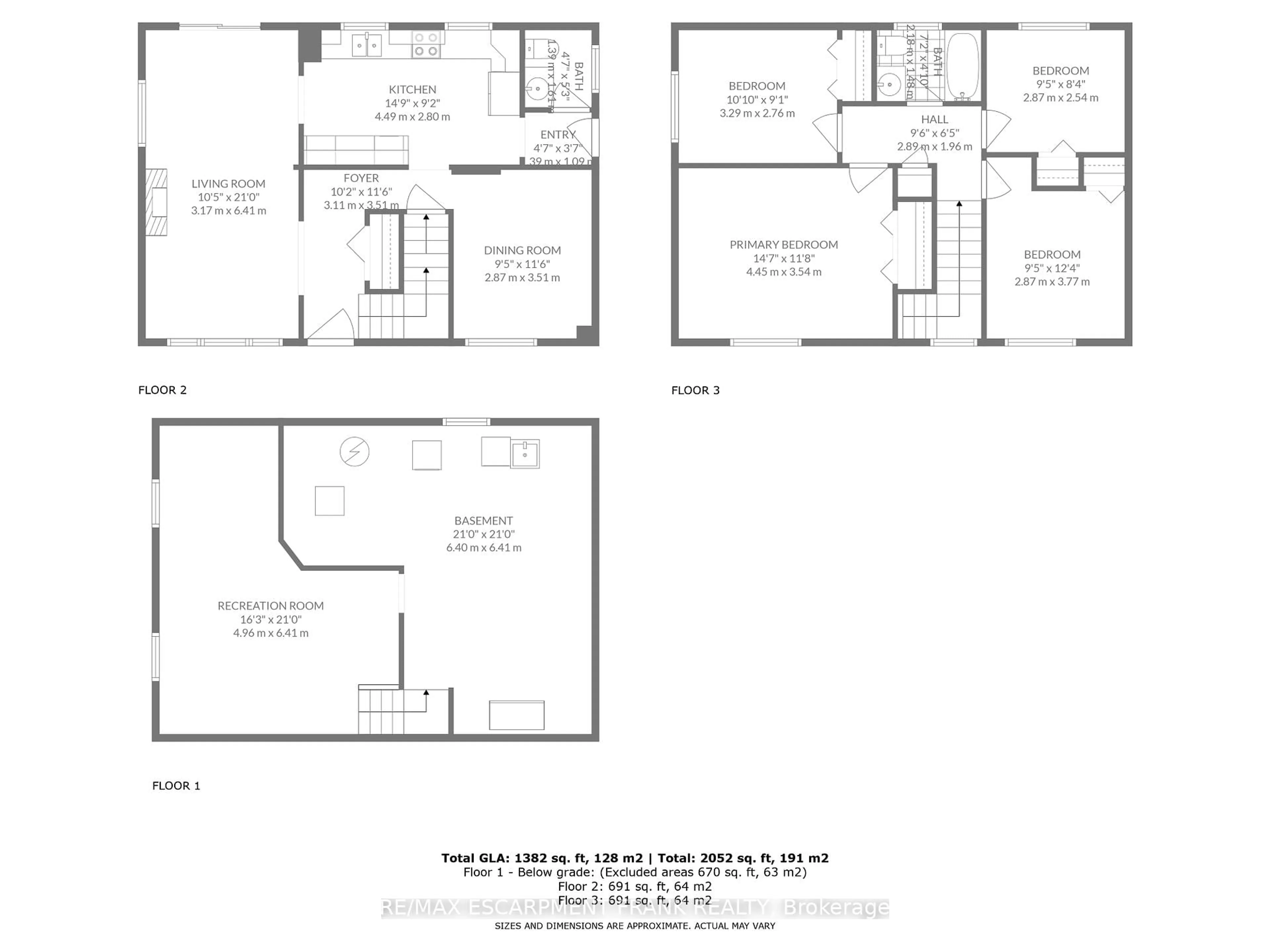 Floor plan for 1 YORKDALE Cres, Hamilton Ontario L8J 1E2
