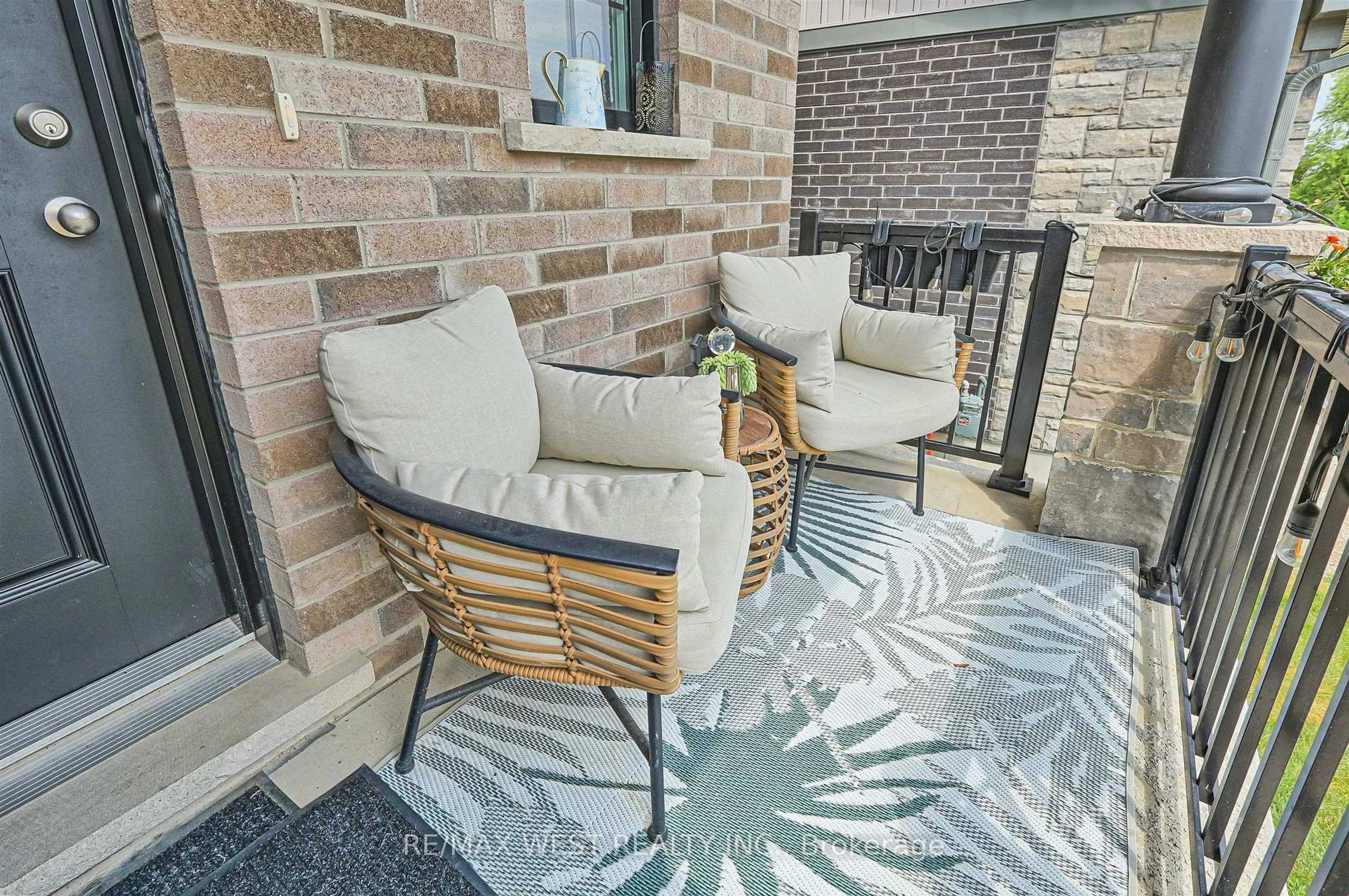 Patio, street for 80 Mill Race Cres, Woolwich Ontario N0B 2N0