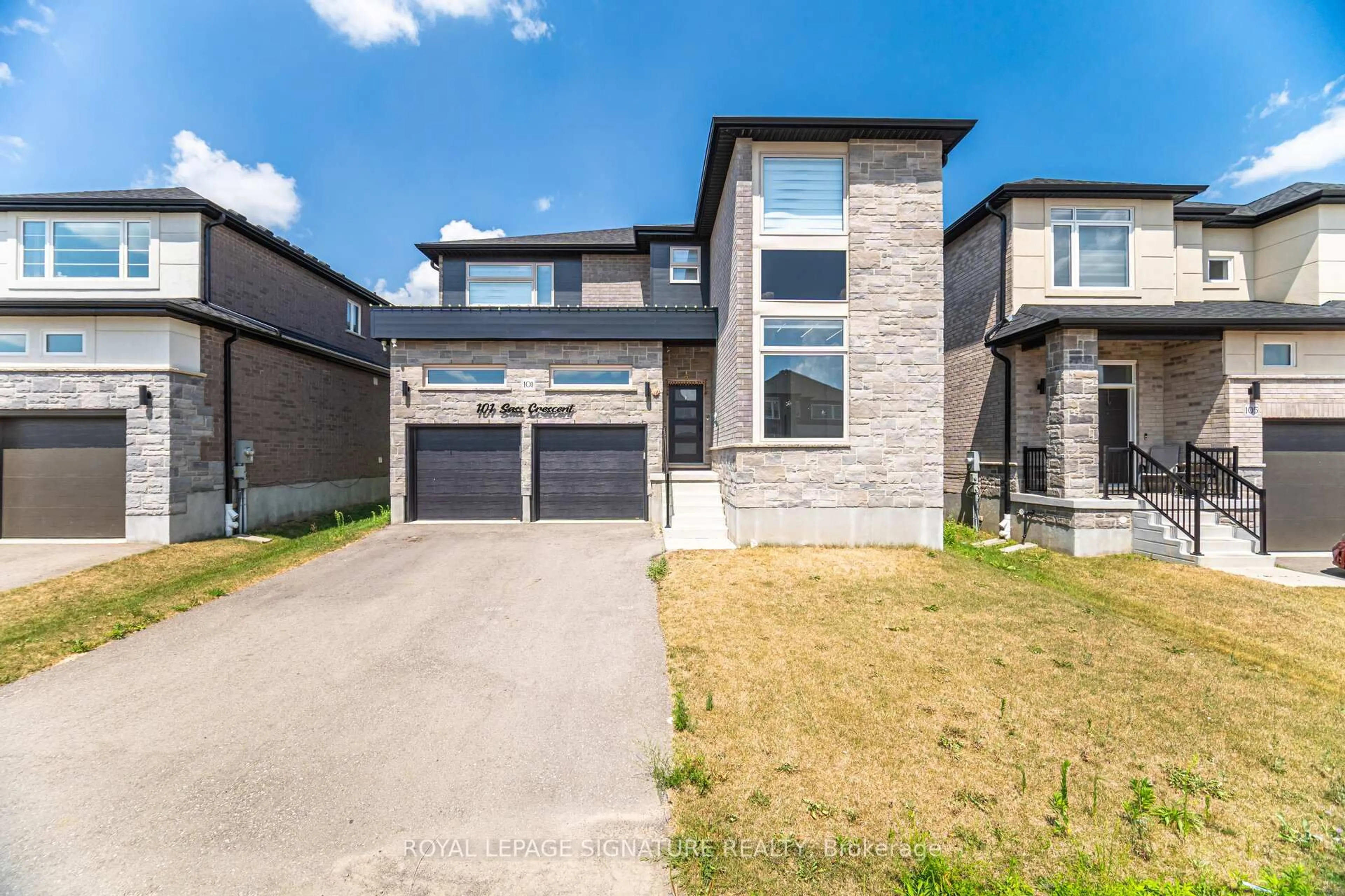 Home with brick exterior material, street for 101 Sass Cres, Brant Ontario N3L 0J3