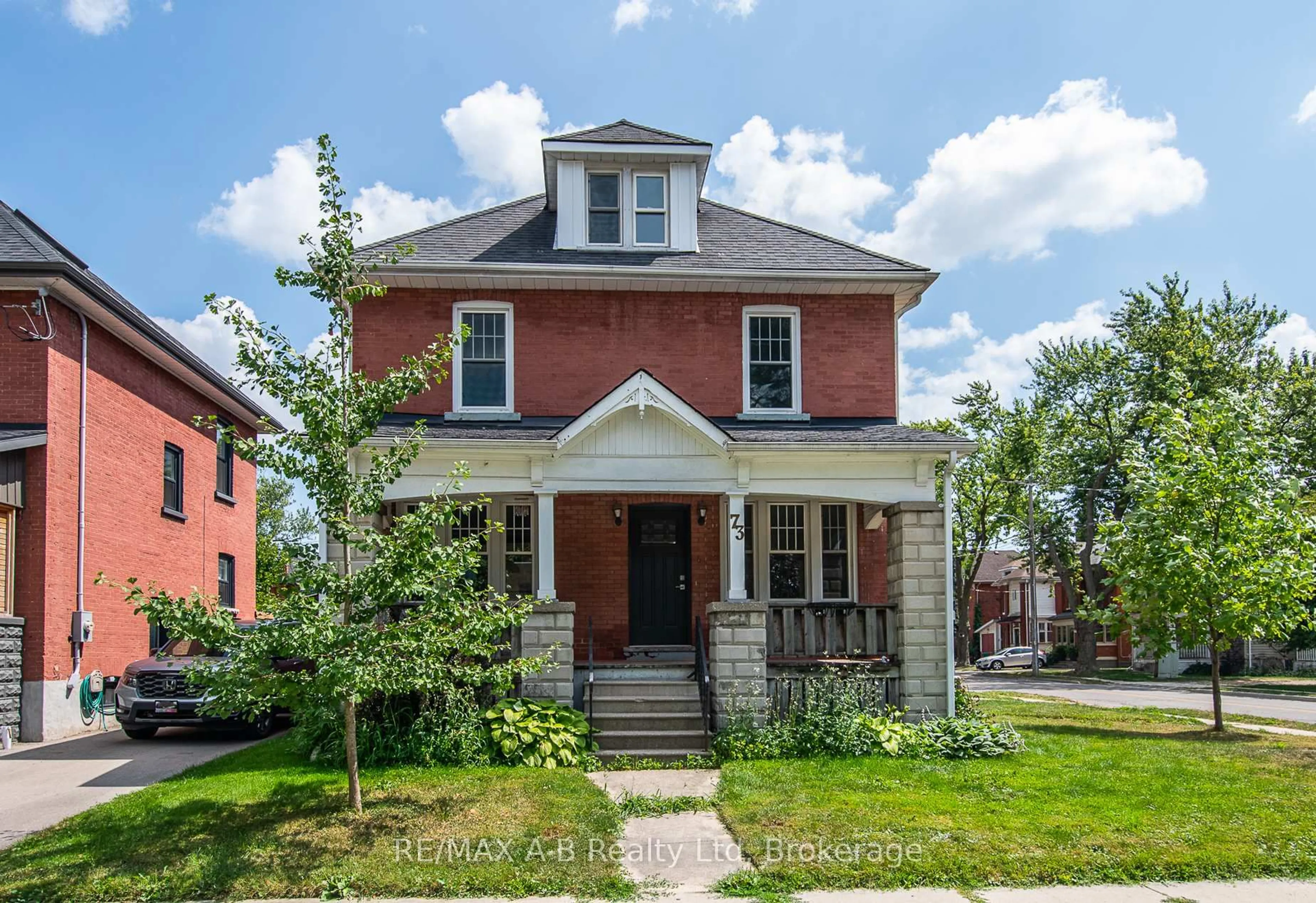 Home with brick exterior material, street for 73 Stratford St, Stratford Ontario N5A 2H7