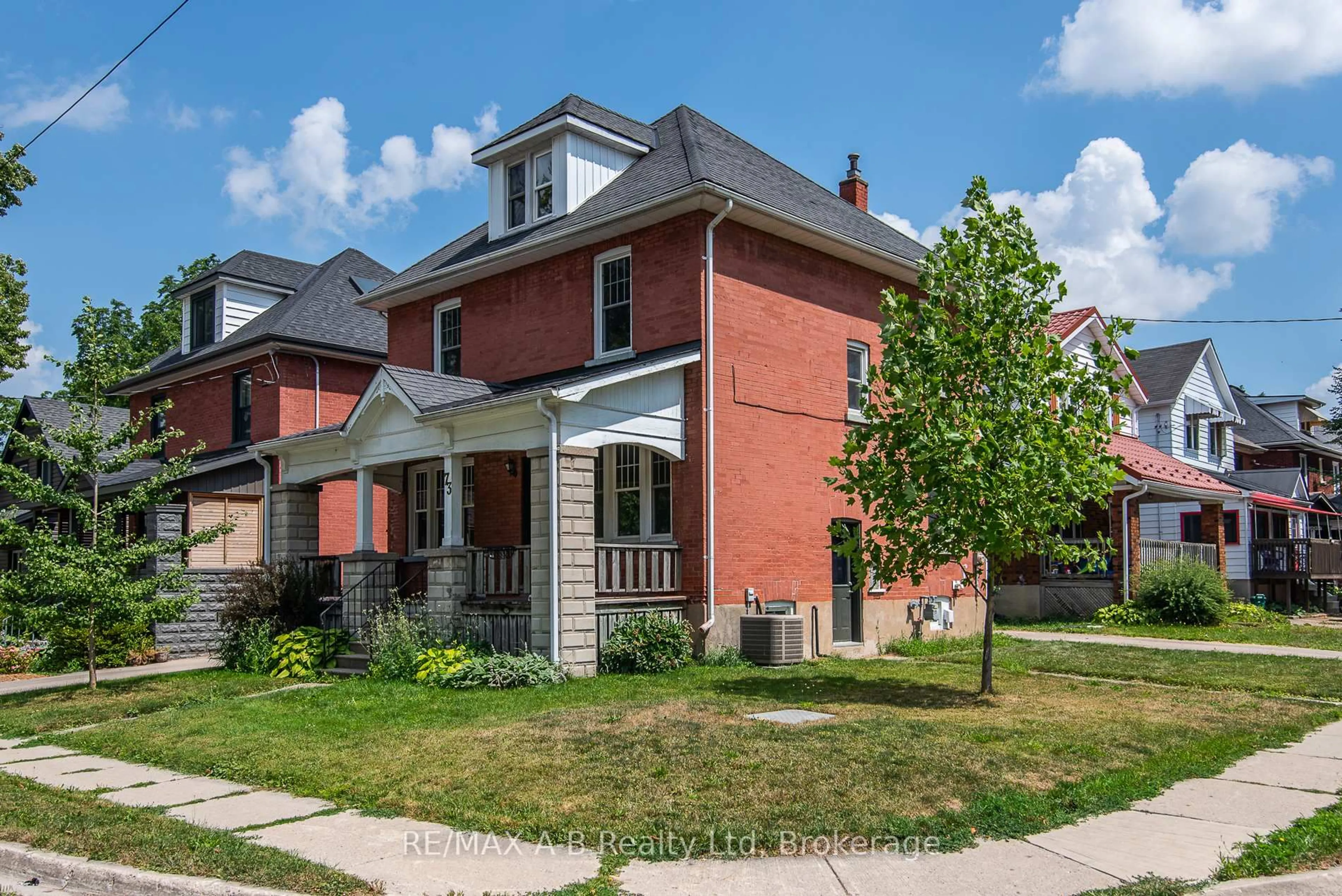 Home with brick exterior material, street for 73 Stratford St, Stratford Ontario N5A 2H7