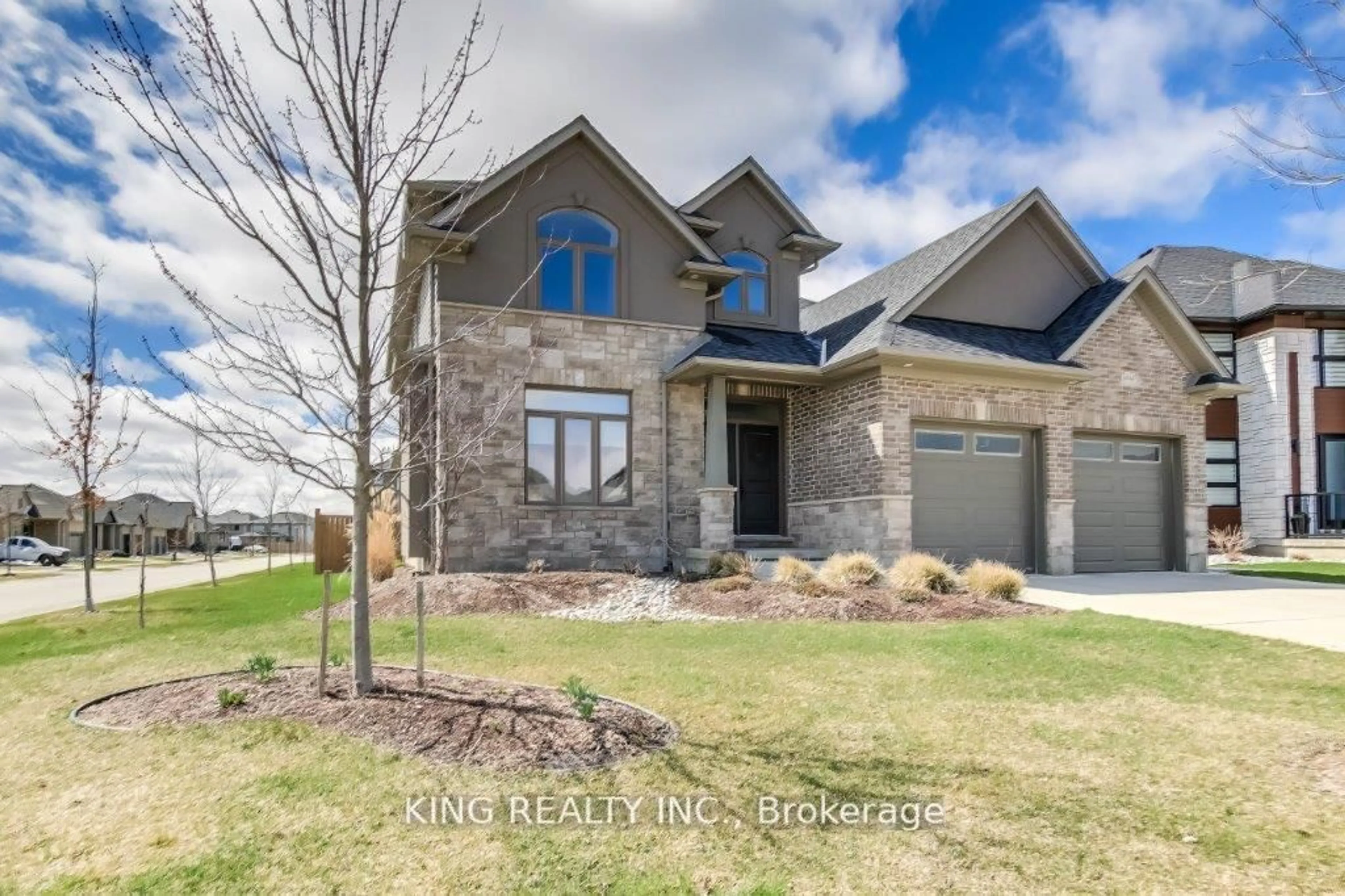Home with brick exterior material, street for 6448 CROWN GRANT Rd, London South Ontario N6P 0G4