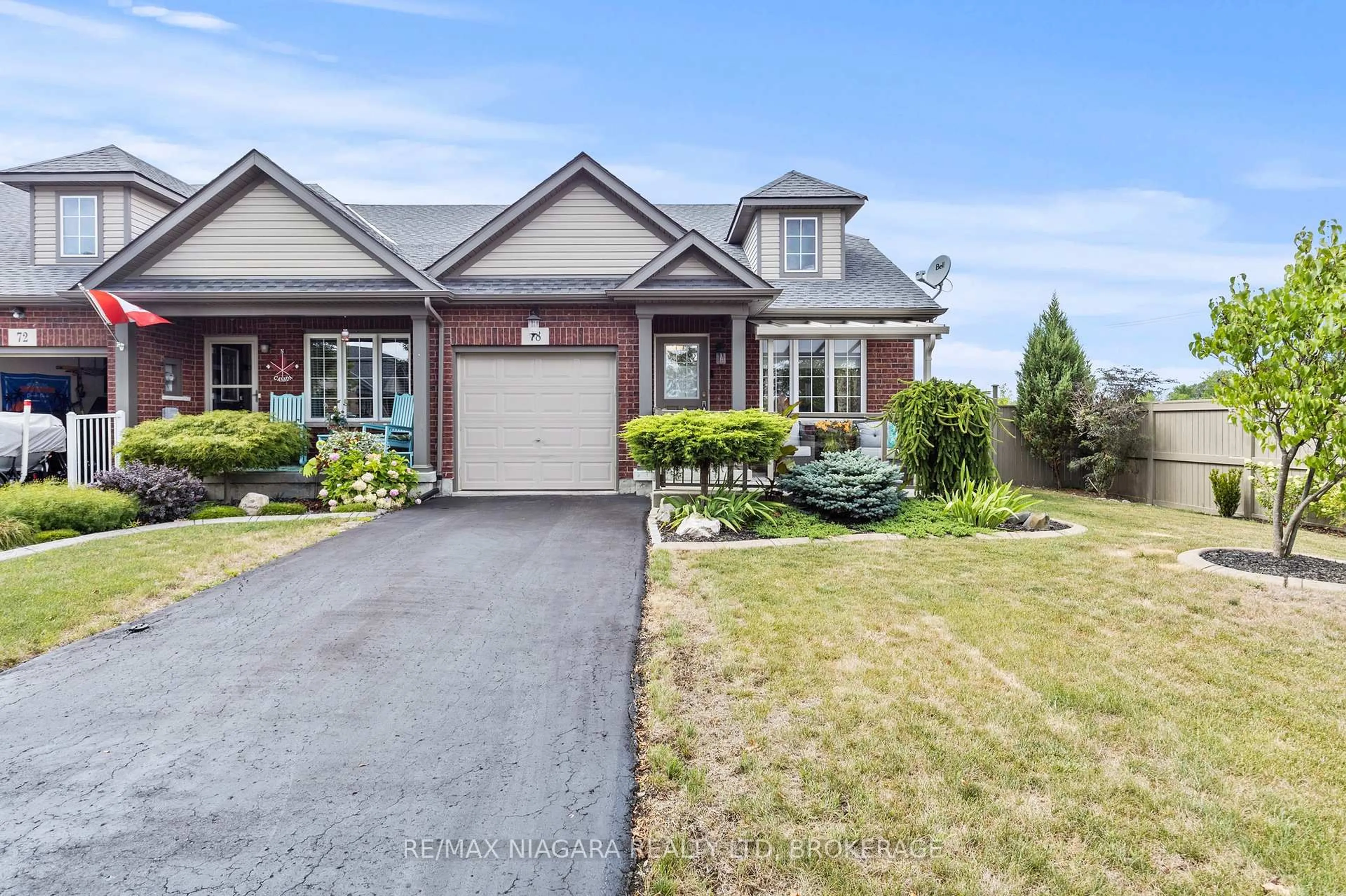 Home with brick exterior material, street for 78 Falcon Dr, Welland Ontario L3C 0B2