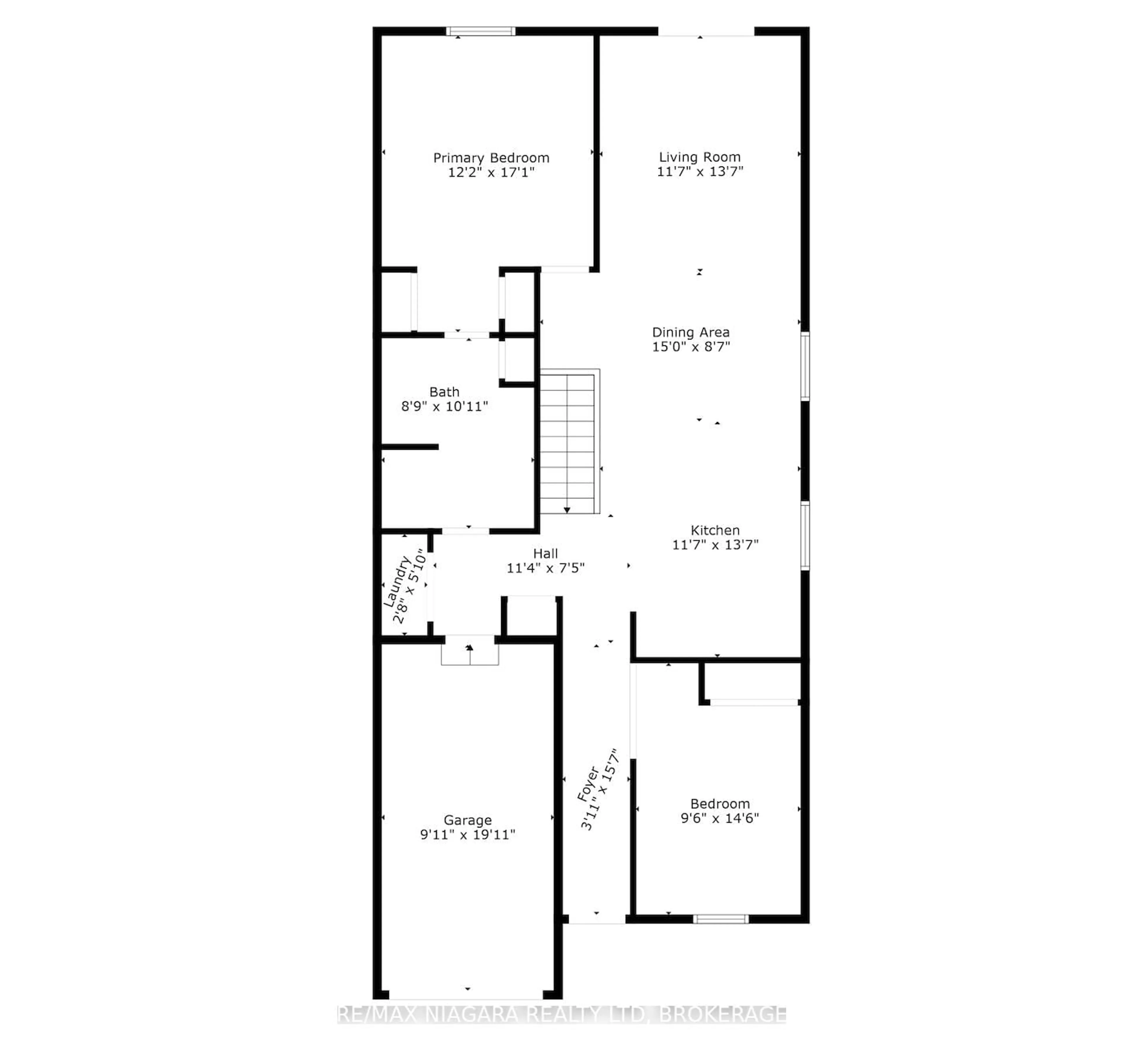 Floor plan for 78 Falcon Dr, Welland Ontario L3C 0B2