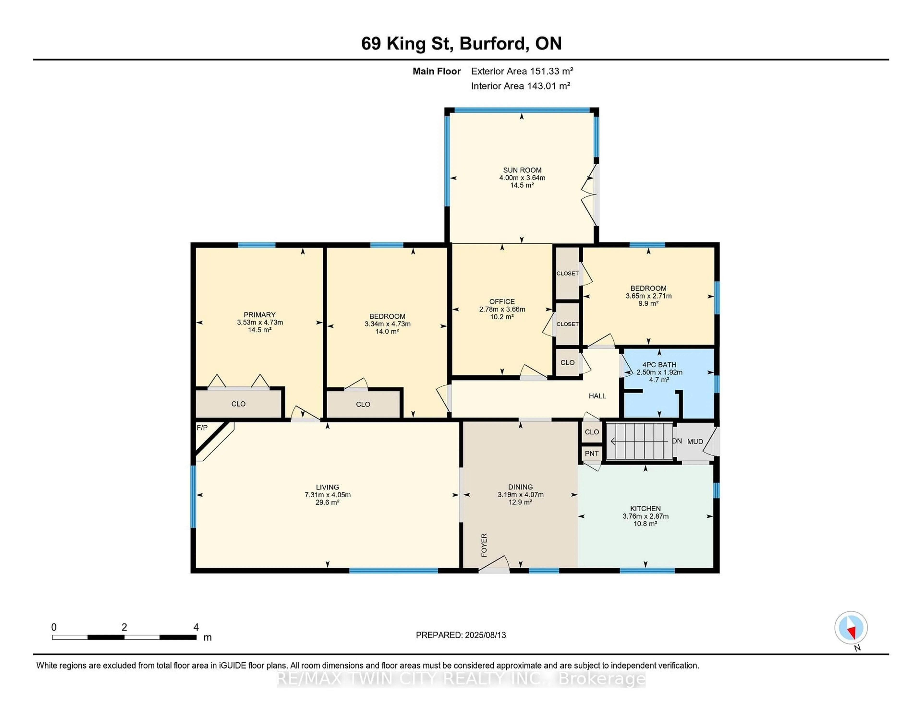 Floor plan for 69 King St, Brant Ontario N0E 1A0