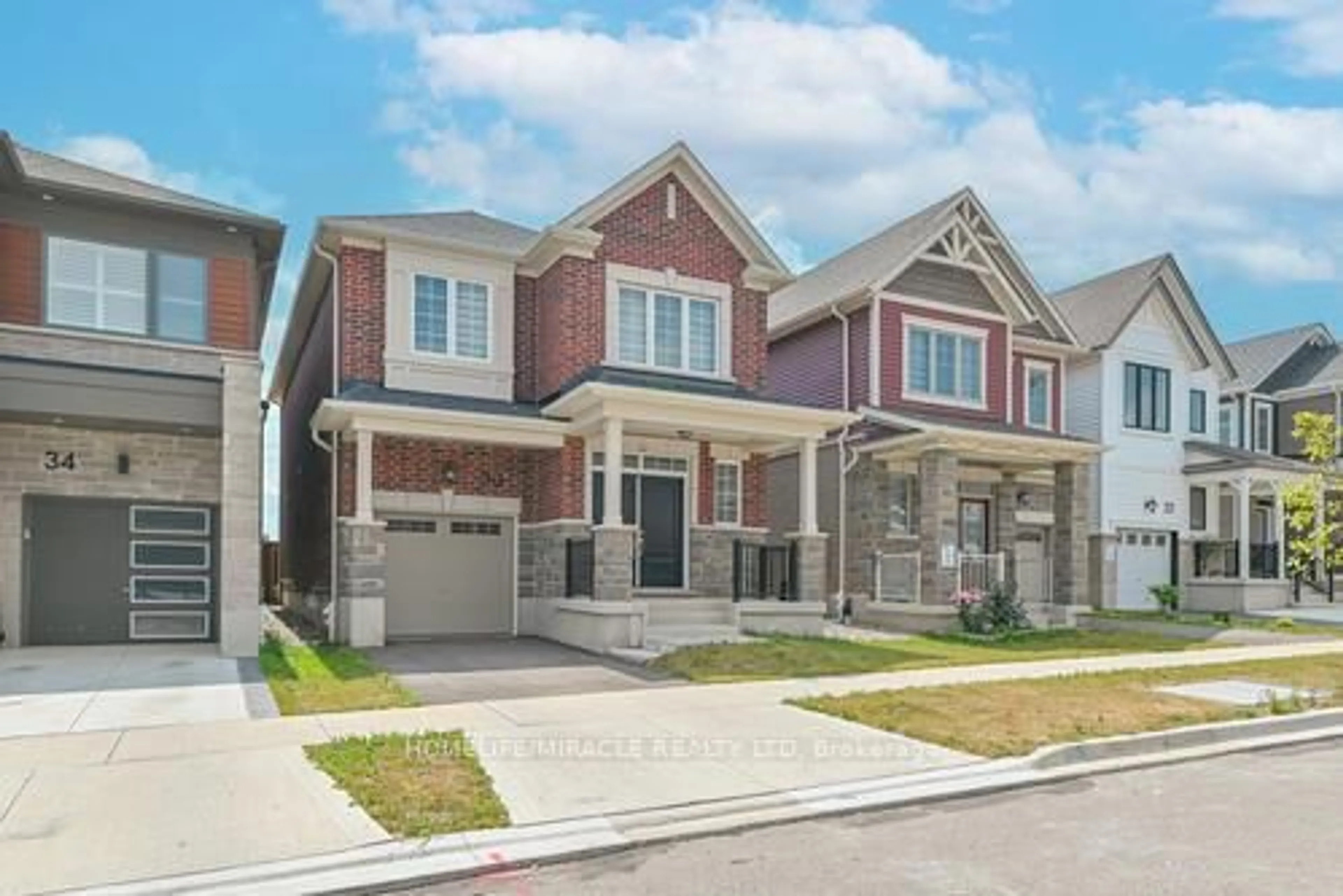 Home with brick exterior material, street for 30 Saxony St, Kitchener Ontario N2R 0S3