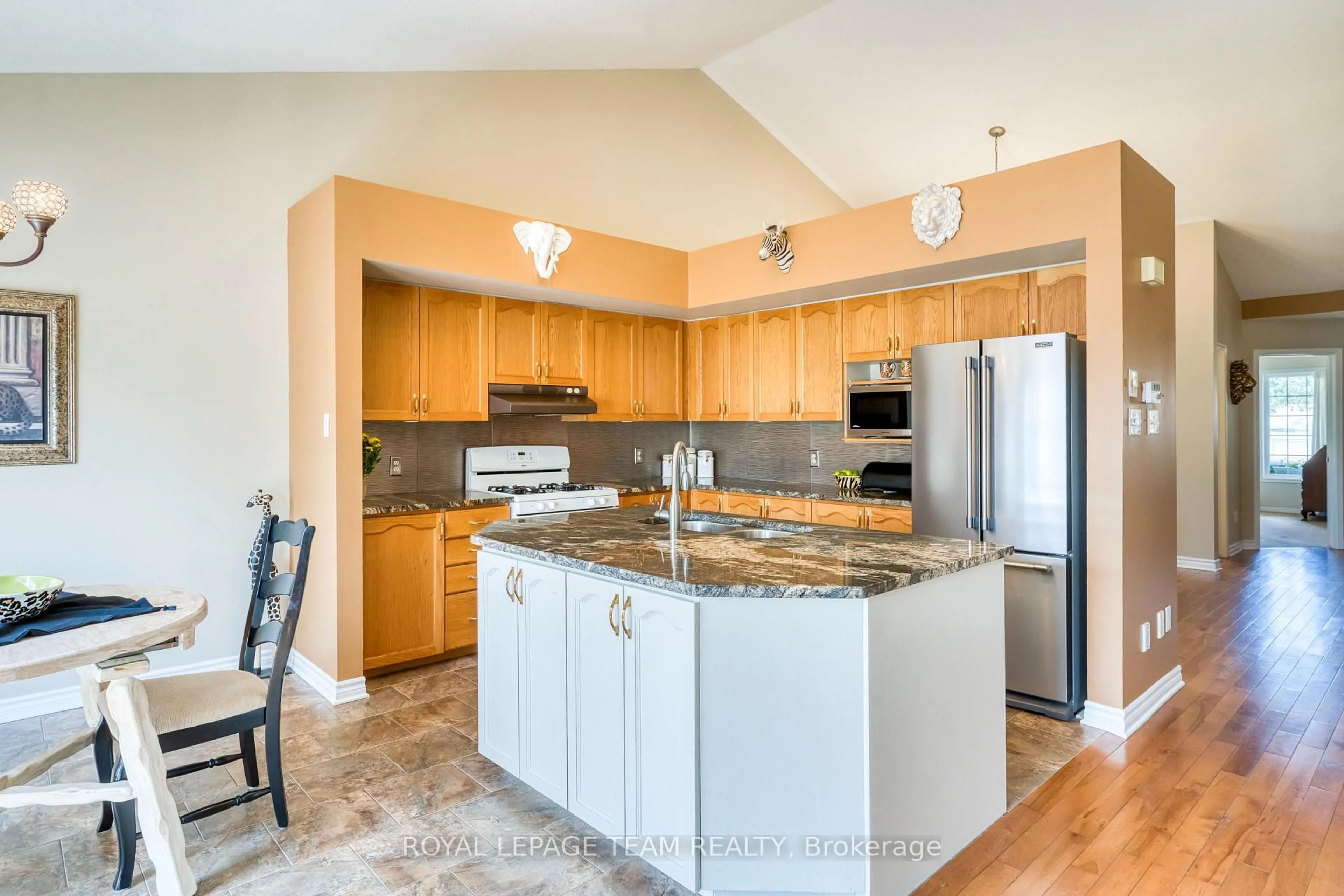 Open concept kitchen, ceramic/tile floor for 60 Harold St, Almonte Ontario K0A 1A0