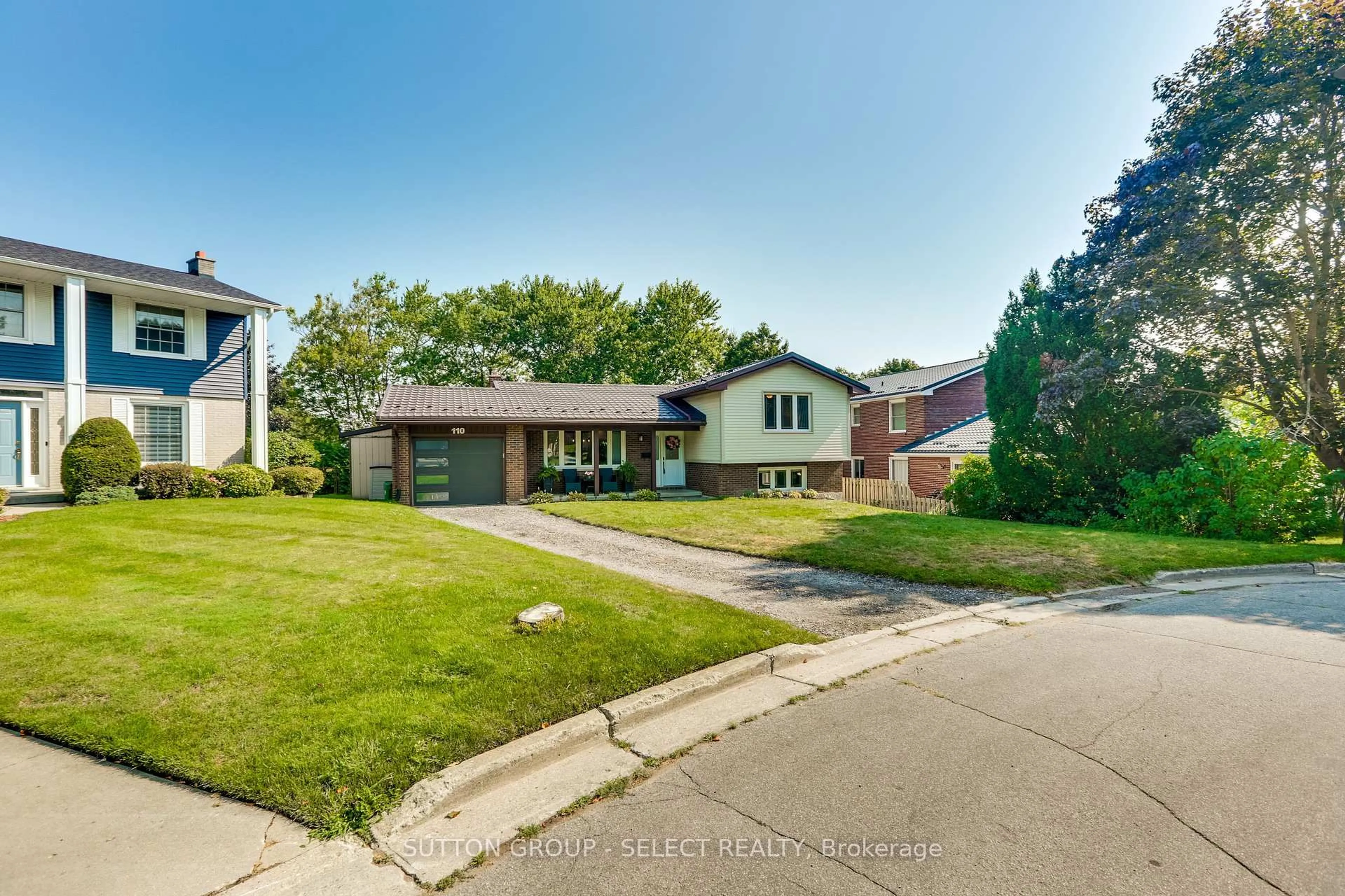 Home with brick exterior material, street for 110 Compton Crt, London South Ontario N6C 4G3
