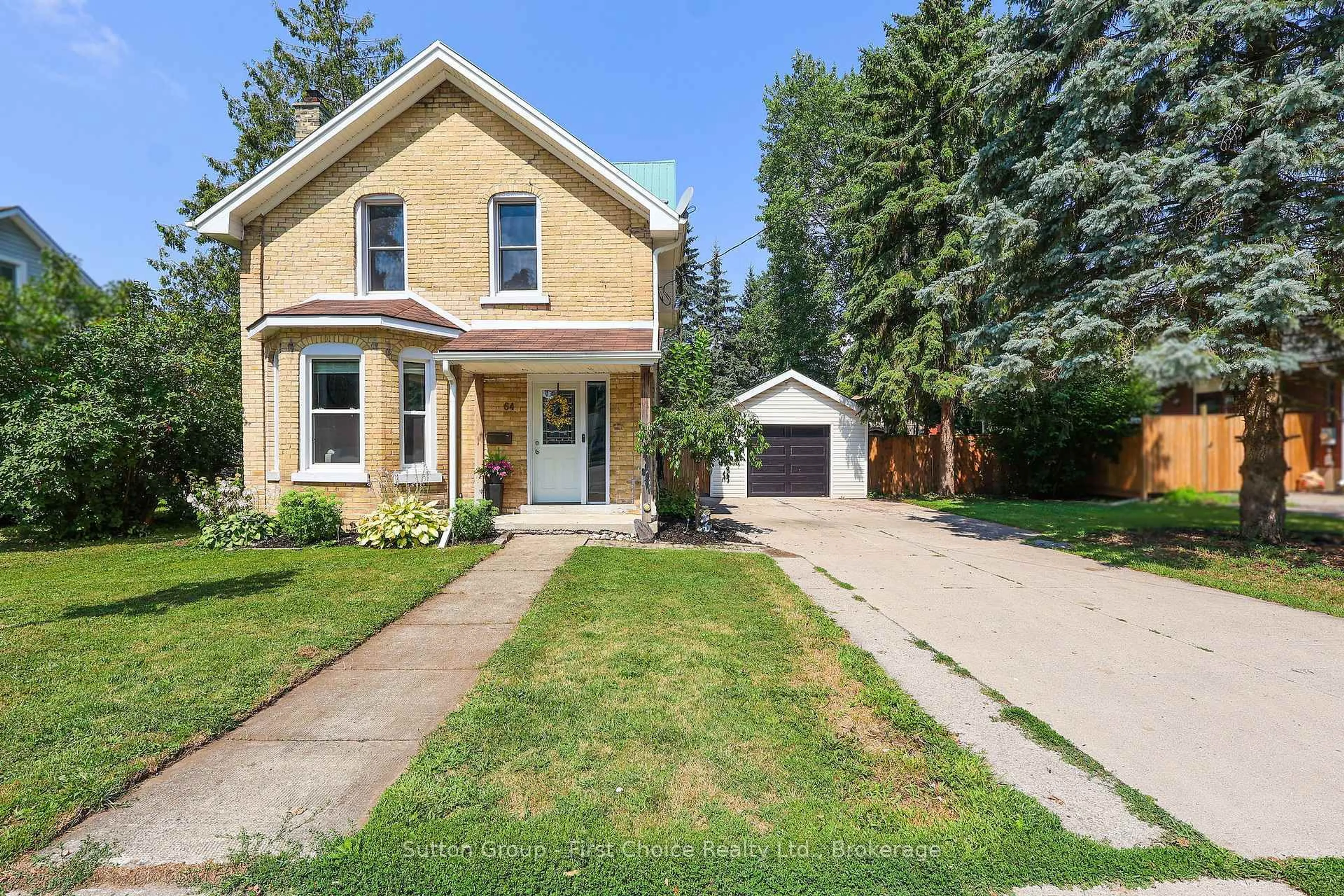 Home with brick exterior material, street for 64 Dufferin St, Stratford Ontario N5A 2G5