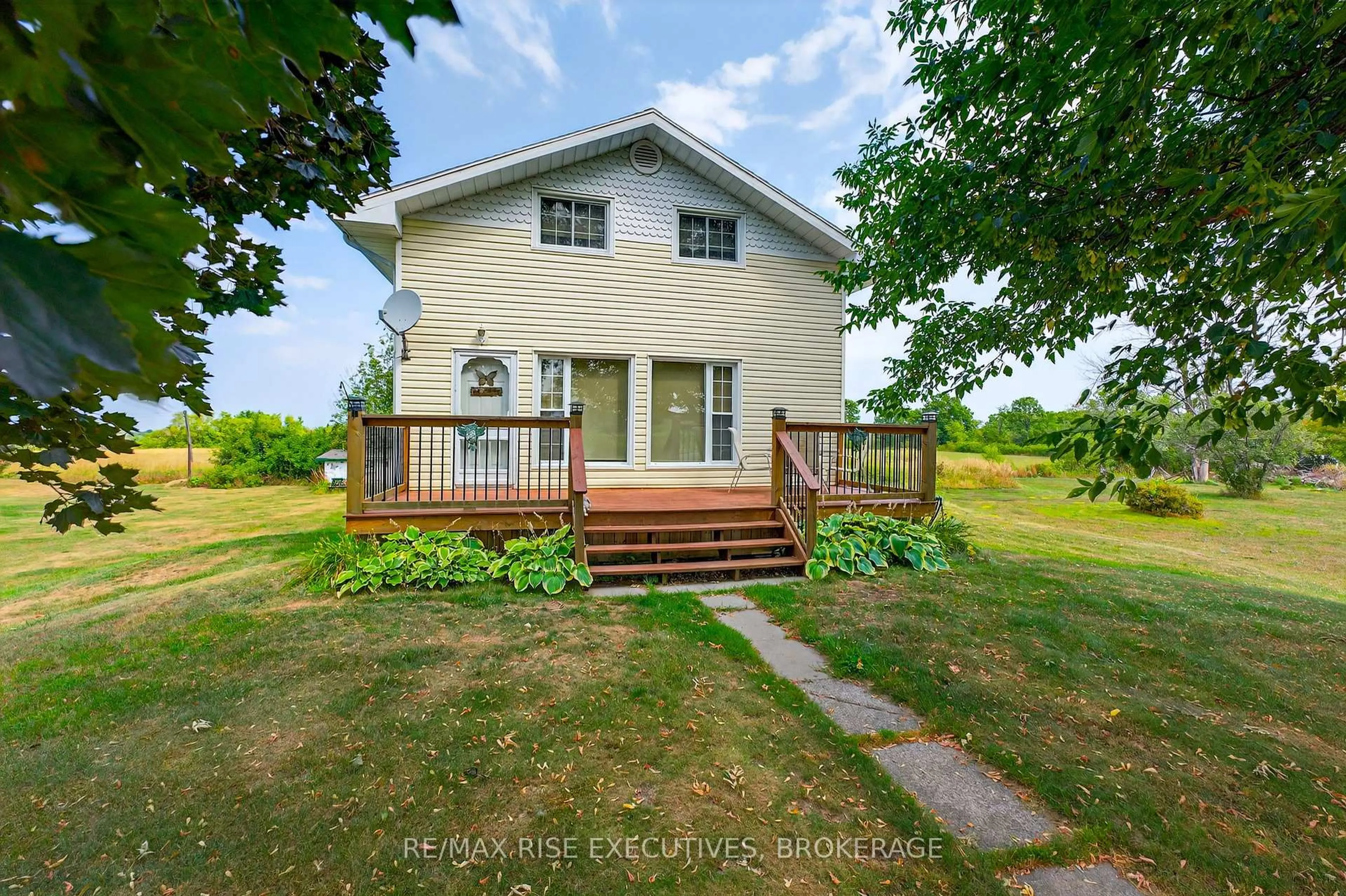 A pic from outside/outdoor area/front of a property/back of a property/a pic from drone, water/lake/river/ocean view for 3981 Alton Rd, Harrowsmith Ontario K0H 1V0