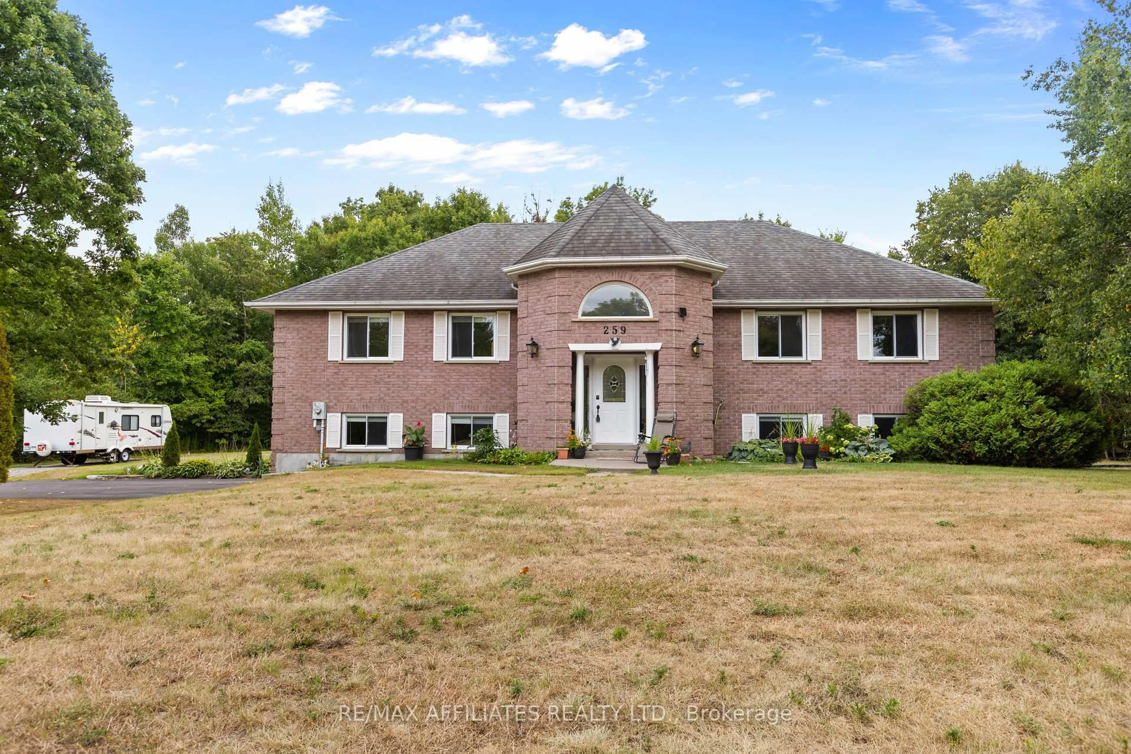 Home with brick exterior material, street for 259 Golf Club Rd, Rideau Lakes Ontario K7A 4S5
