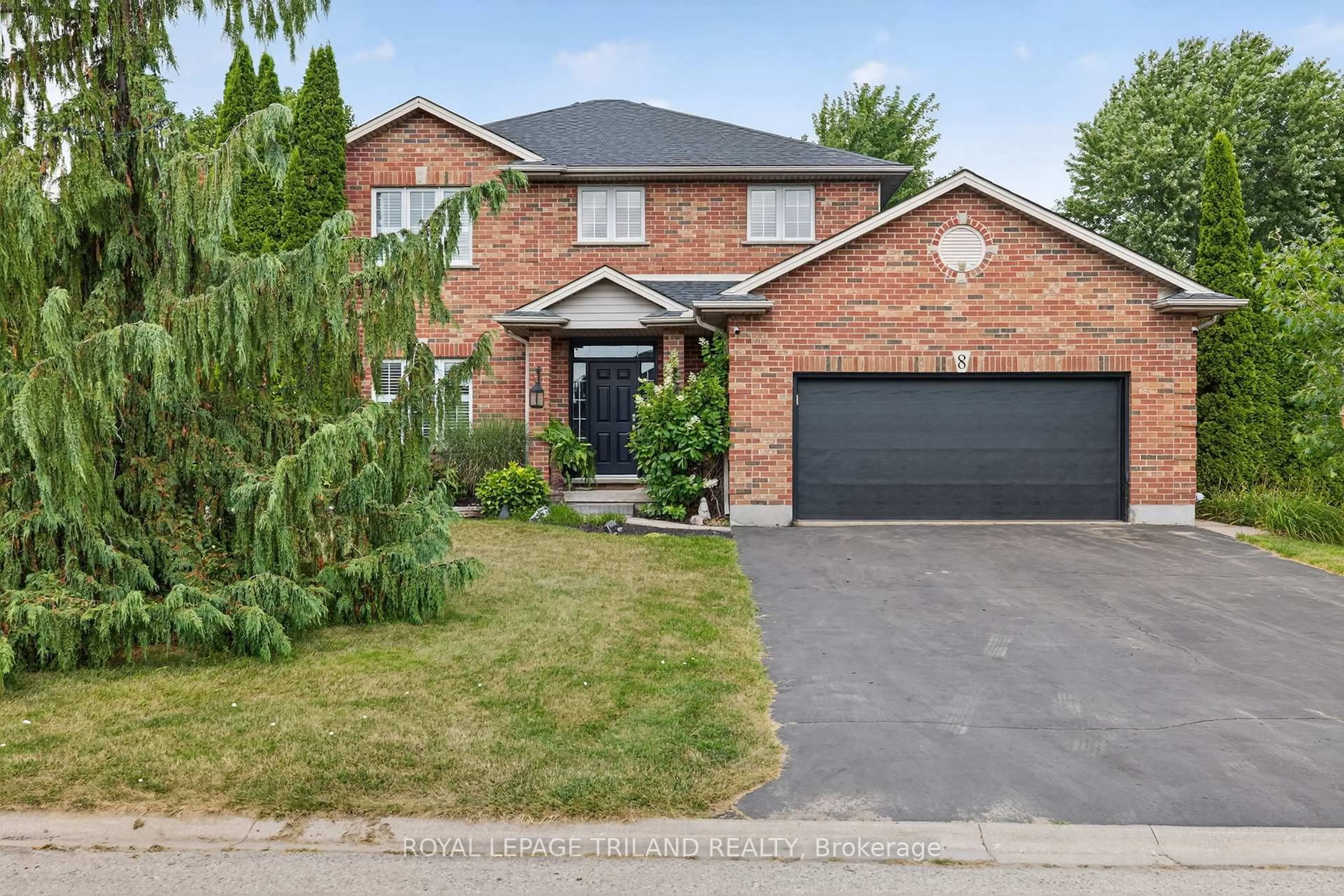 Home with brick exterior material, street for 8 Wingreen Lane, Middlesex Centre Ontario N0L 1R0