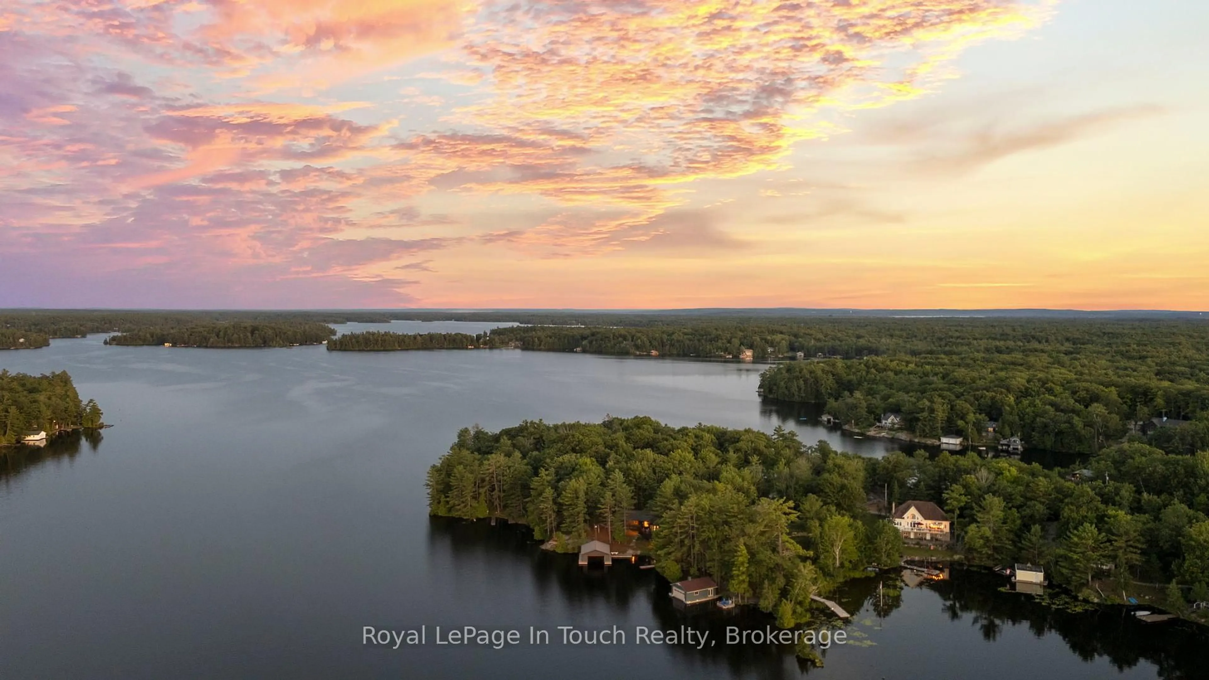 A pic from outside/outdoor area/front of a property/back of a property/a pic from drone, water/lake/river/ocean view for 211 Pickerel Point Rd, Georgian Bay Ontario L0K 1S0